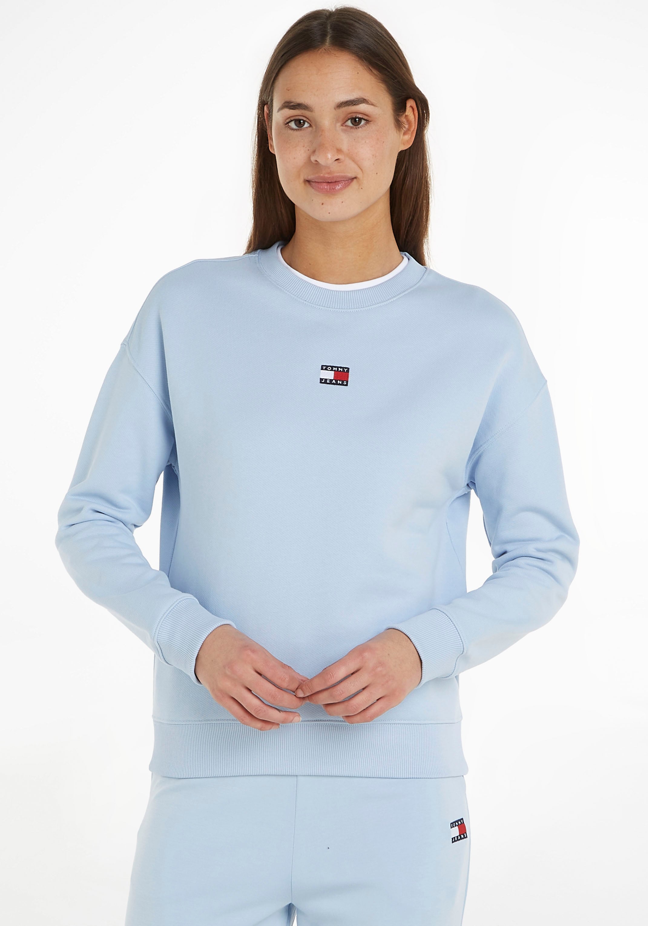 Tommy Jeans Curve Sweatshirt "TJW BXY BADGE CREW EXT" günstig online kaufen