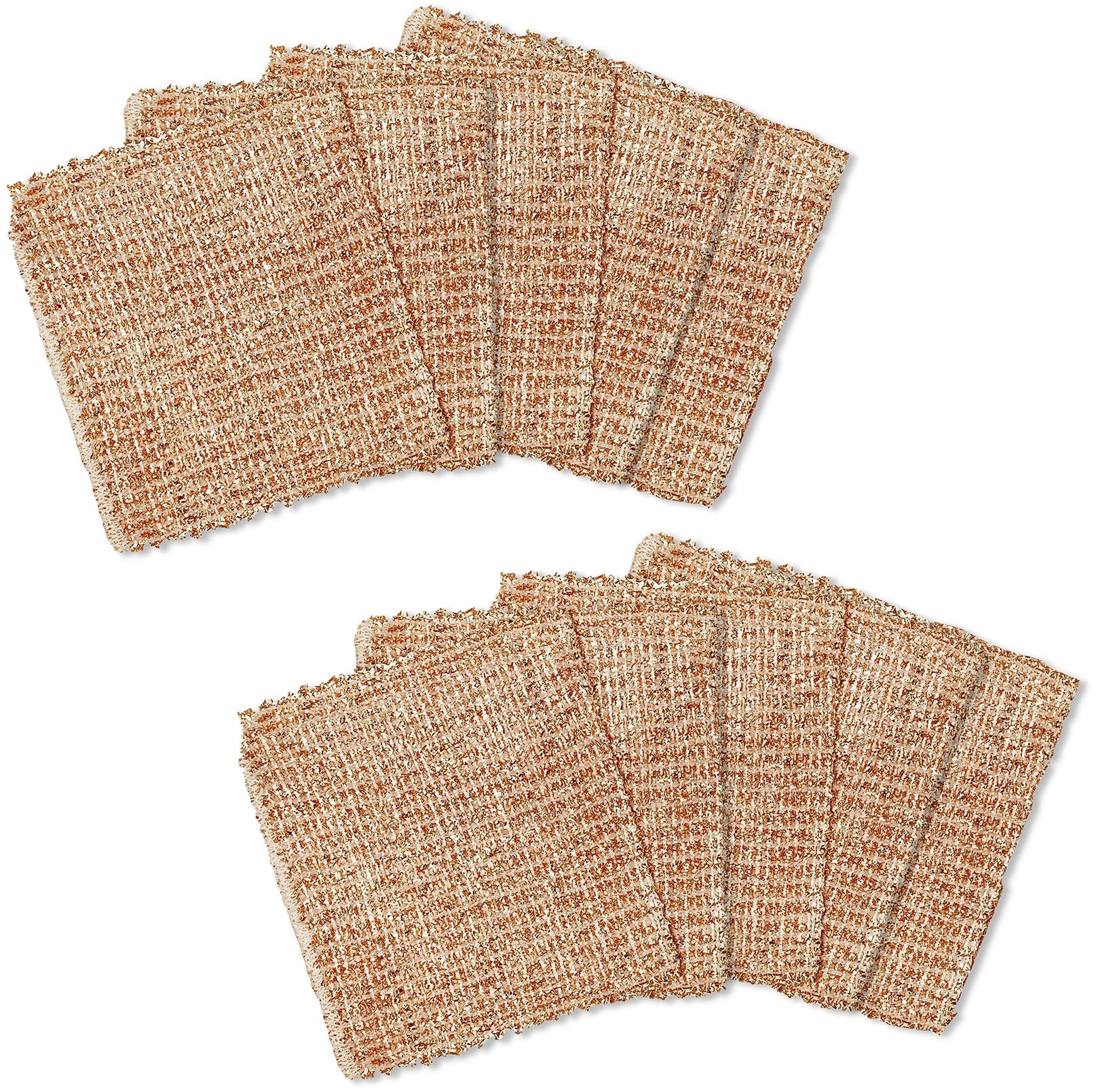 Thumbnail - Maximex Reinigungstuch "Kupfertuch" ( 16 cm Set, 10 Stk. tlg. entfernt schonend hartnäckigen Schmutz, rostfrei & auswasc...