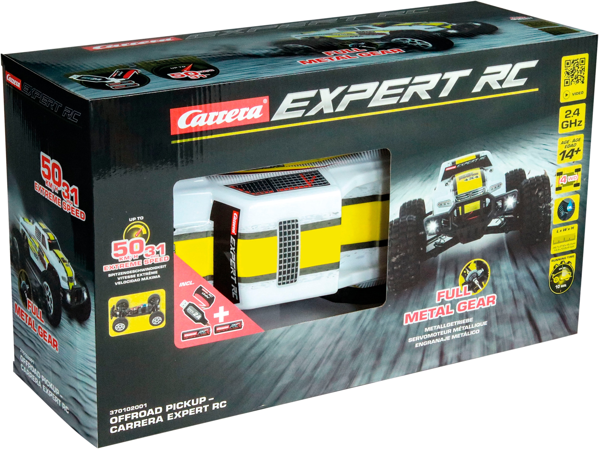 Carrera® RC-Auto »Carrera® Expert RC,Offroad Pickup, 2,4 GHz«, mit LED-Licht
