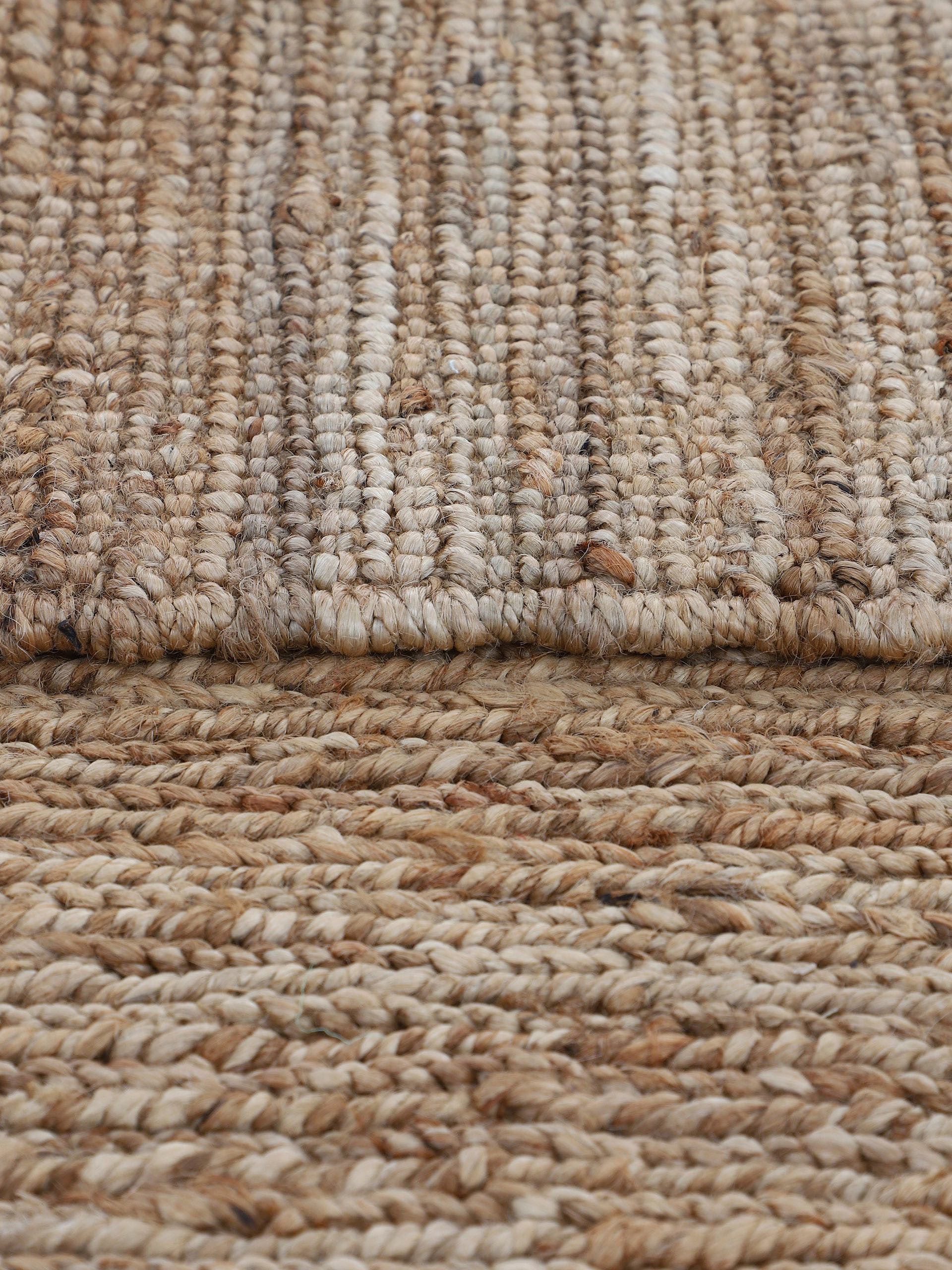 carpetfine Teppich »Nala Juteteppich Naturfaser«, rechteckig, 9 mm Höhe, wendbar, aus 100% Jute, in vielen Größen und Formen, quadratisch, rund