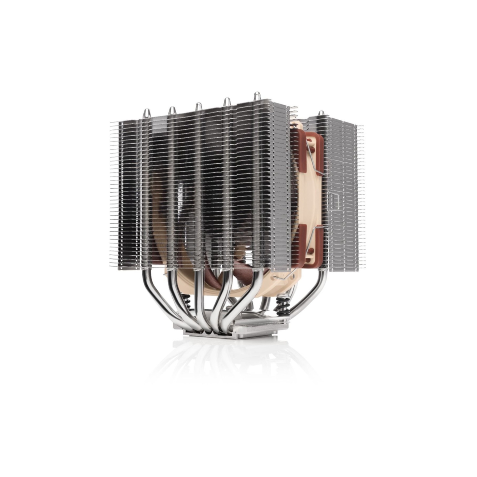 NOCTUA Gehäuselüfter "NH-D12L", silber (natur), B:18,5cm H:24cm T:17,5cm, Computer-Kühler - Einheitsgröße