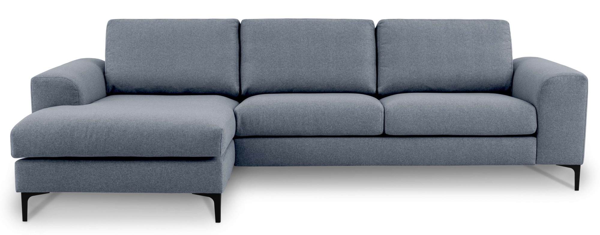 OTTO home Ecksofa "Henry, L-Form, Breite 294 cm" mit Metallbeinen, Wellenun günstig online kaufen