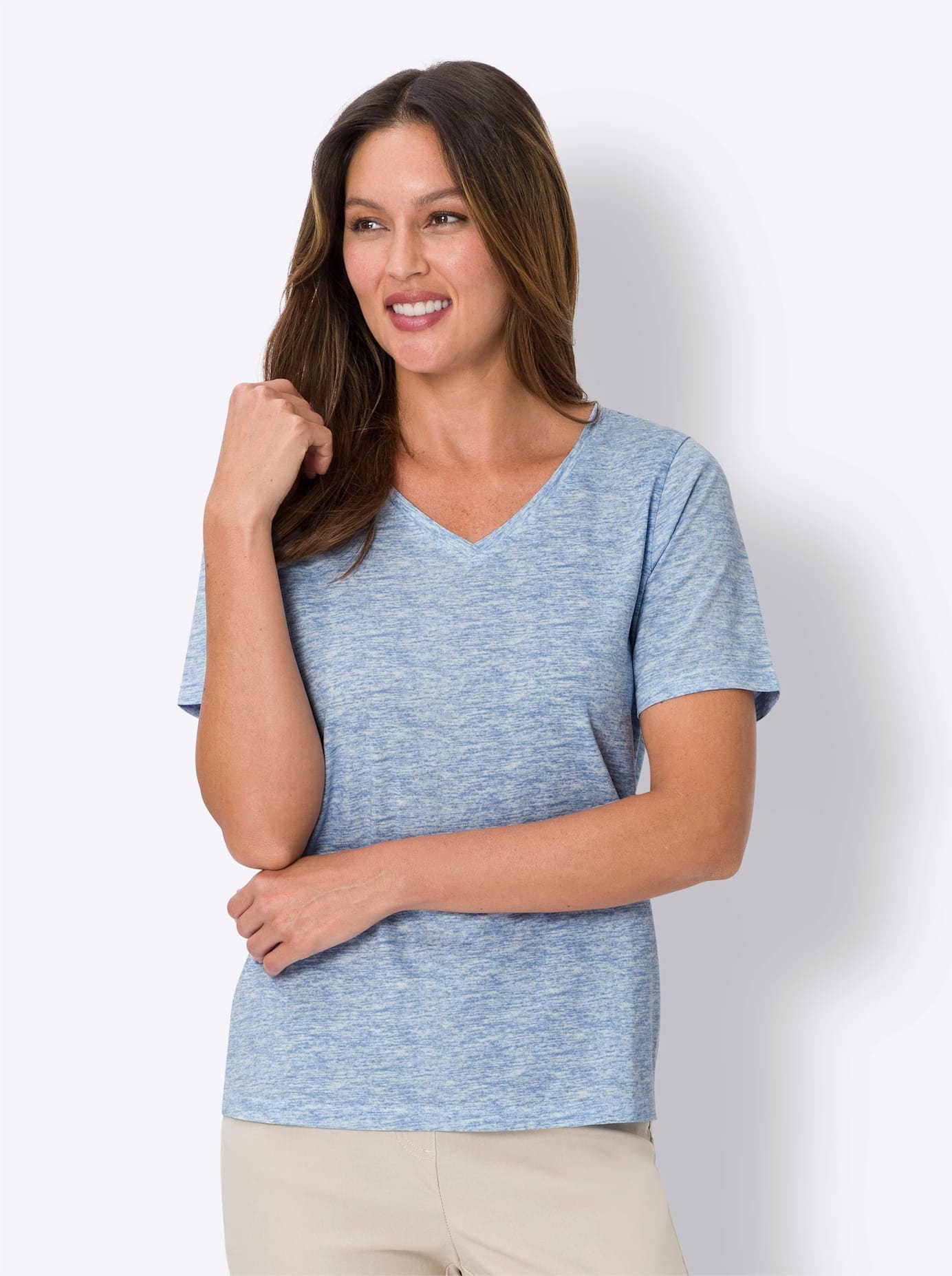 Classic Basics Kurzarmshirt "Kurzarm-Shirt" 1 Stk. tlg. günstig online kaufen