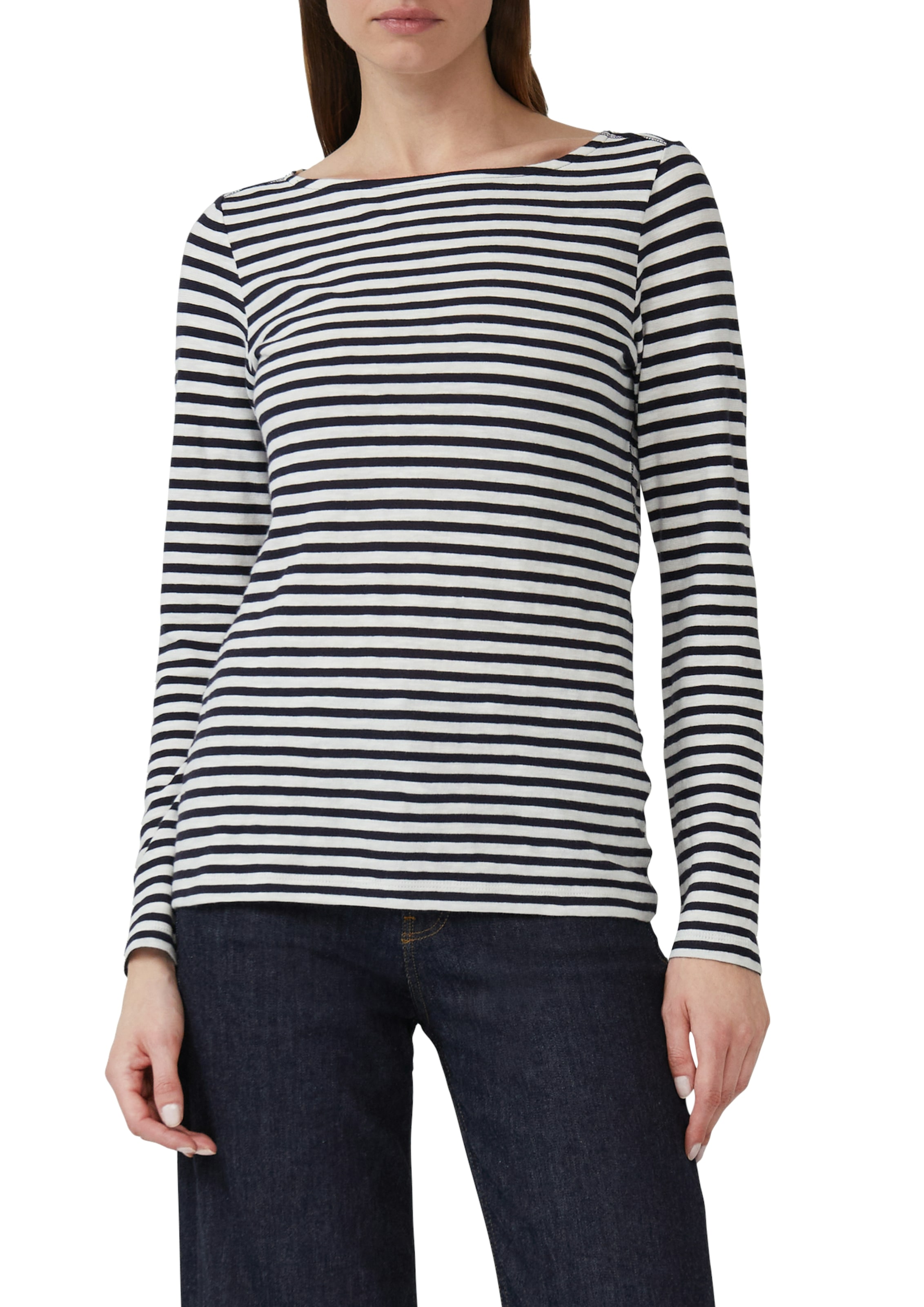 s.Oliver Langarmshirt, mit Streifen Muster günstig online kaufen