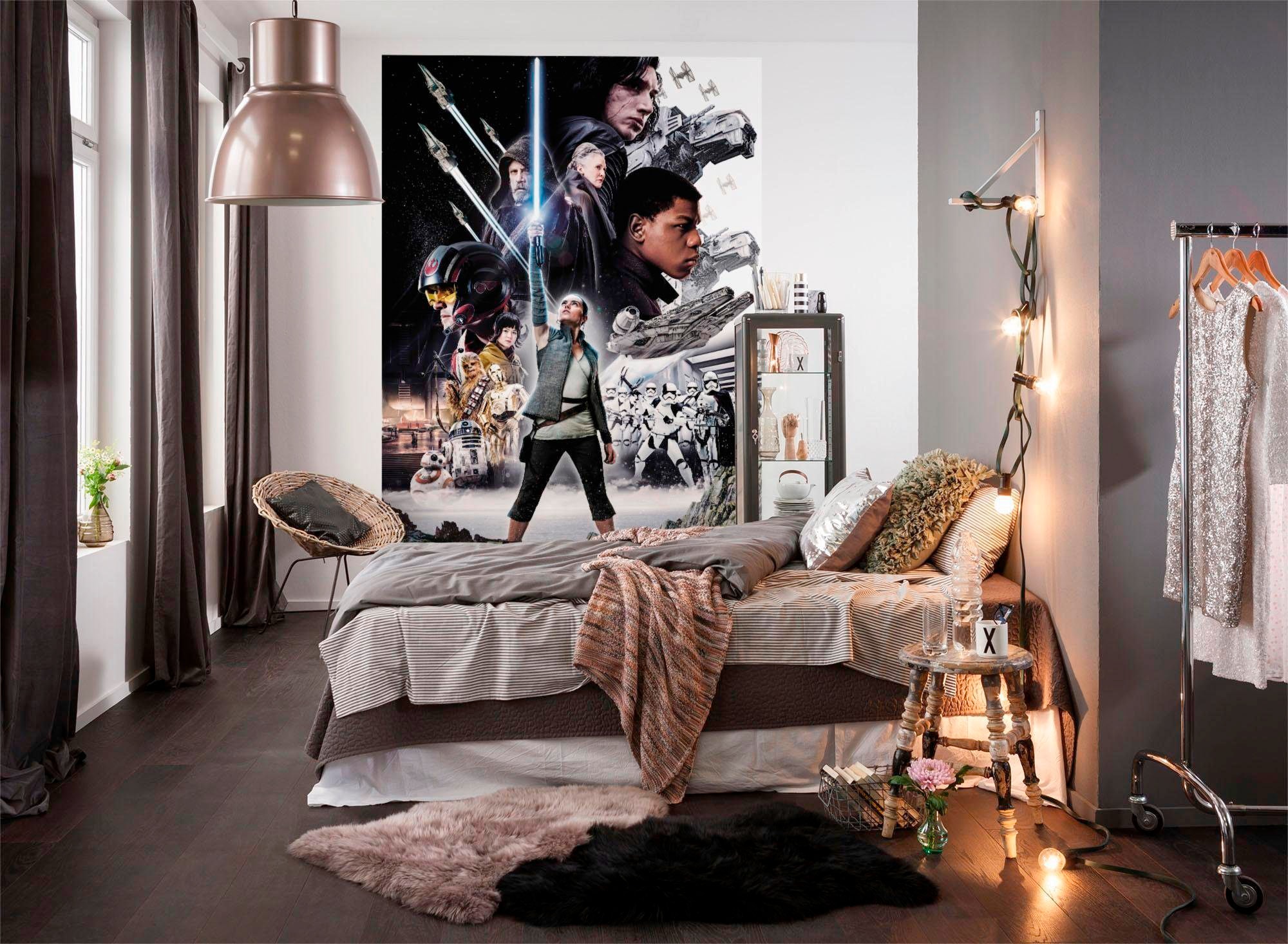 Komar Fototapete »STAR WARS Balance - Größe 184 x 254 cm«, bedruckt, Kinderzimmer
