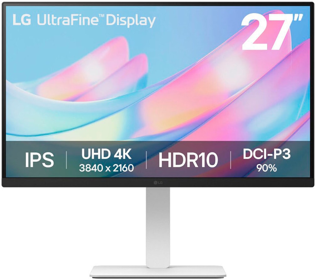 LG LED-Monitor "27US550", B:61,35cm H:36,35cm T:4,54cm, weiß, Monitore