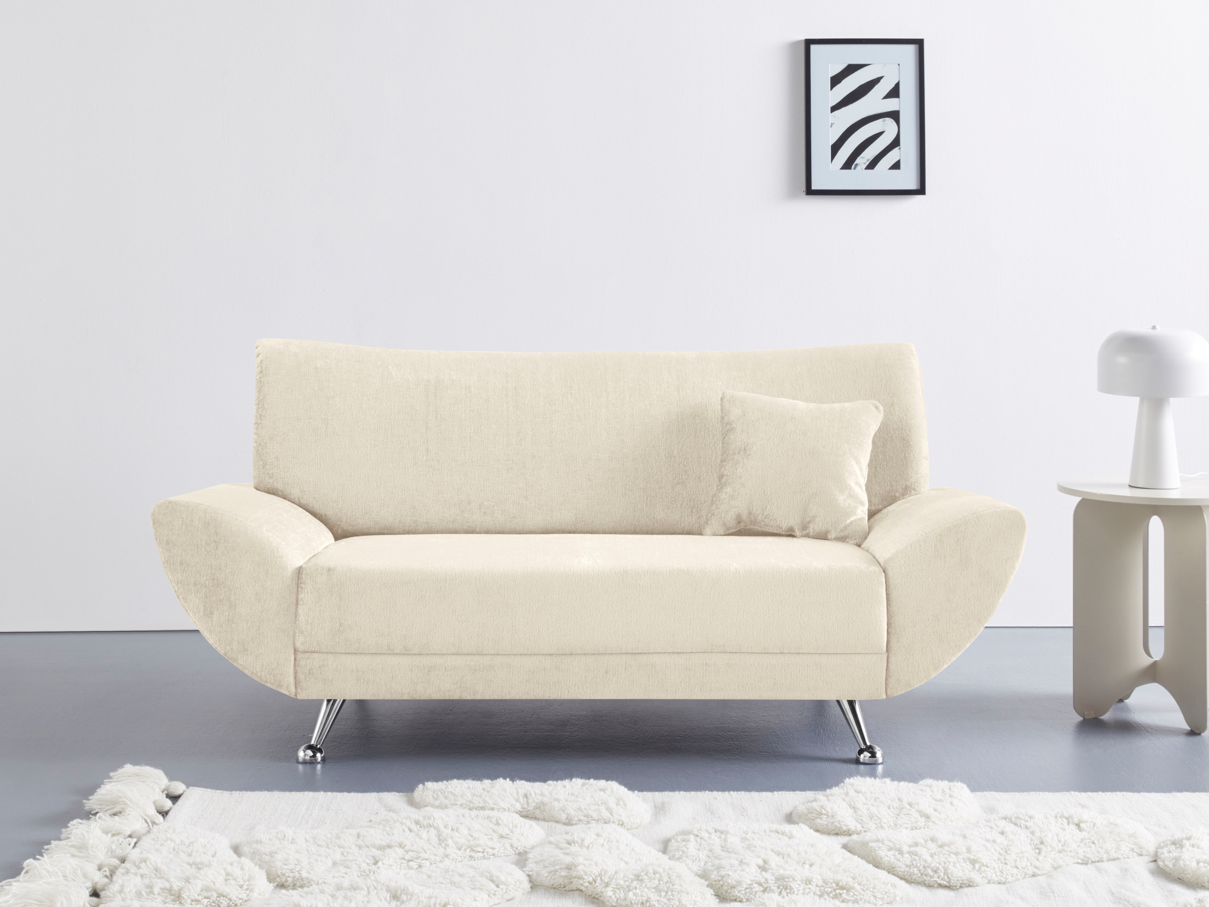 Home affaire 2-Sitzer "Saltare, elegant & komfortabel, toller Designfuß, Br günstig online kaufen