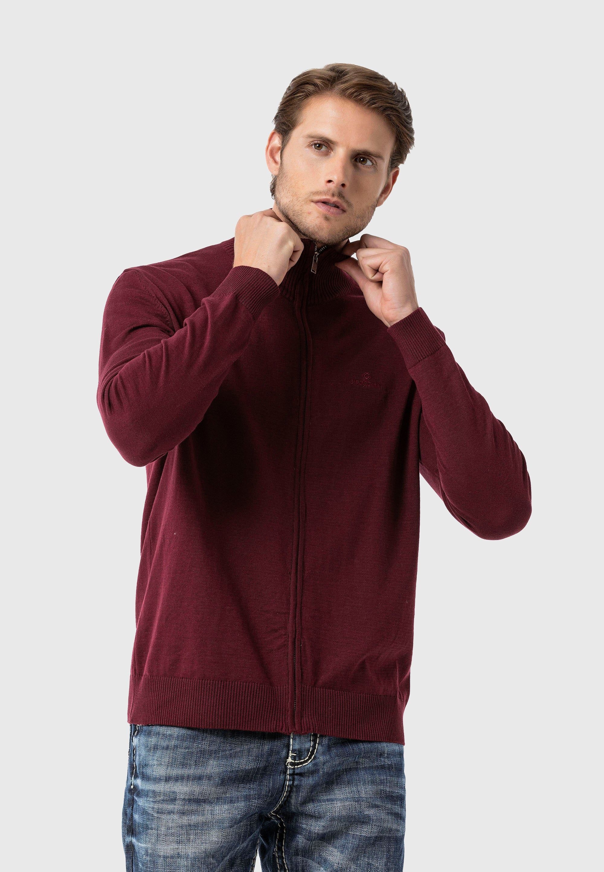 Cipo & Baxx Cardigan »Pullover«, im sportlichen Look