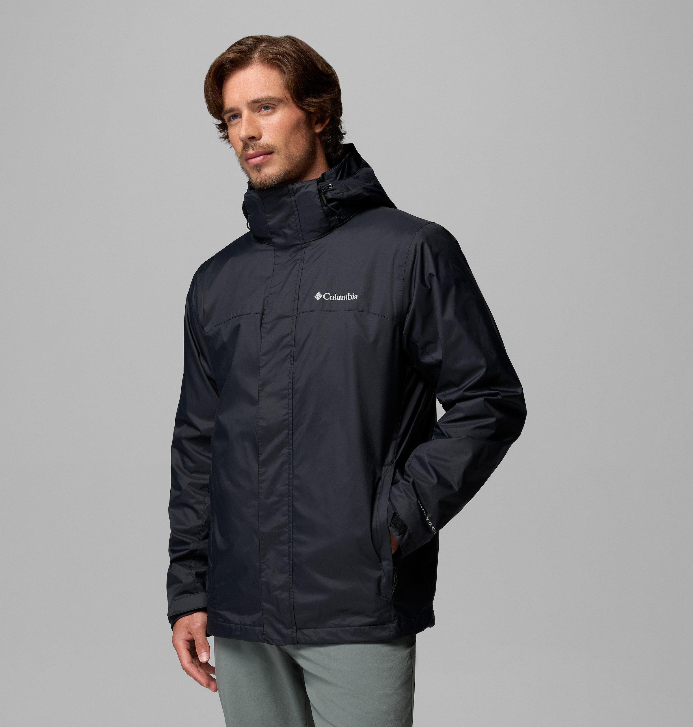 Columbia 3-in-1-Funktionsjacke »Watertight Interchange Jacket« 2 Stk. tlg. mit Reißverschluss, wärmeisolierend, wasserabweisend, windabweisend