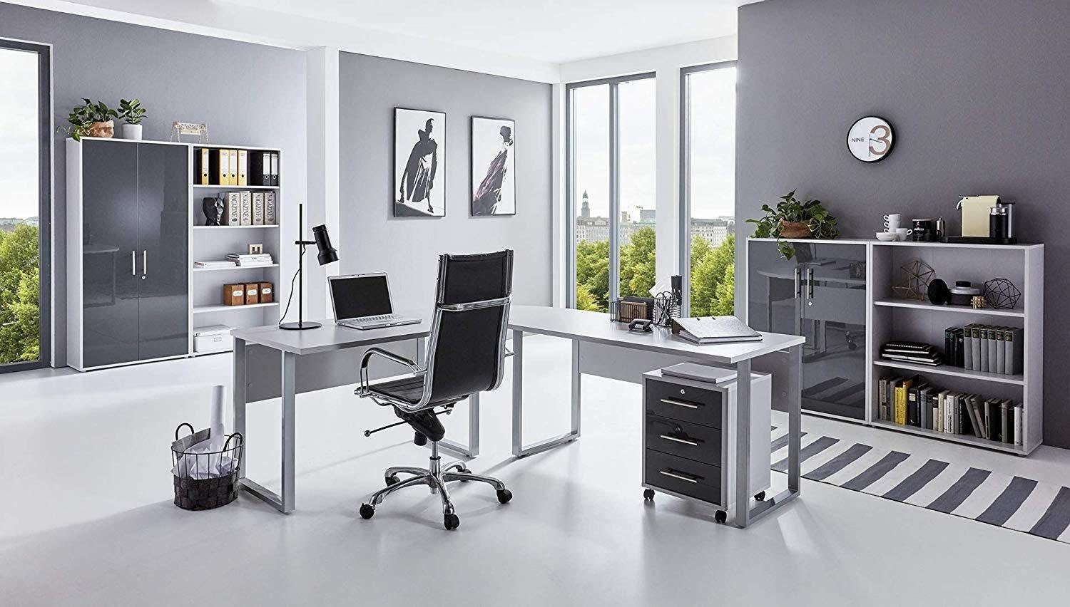BMG Möbel Büromöbel-Set »Tabor Office 1«, (Set, 8 tlg.)