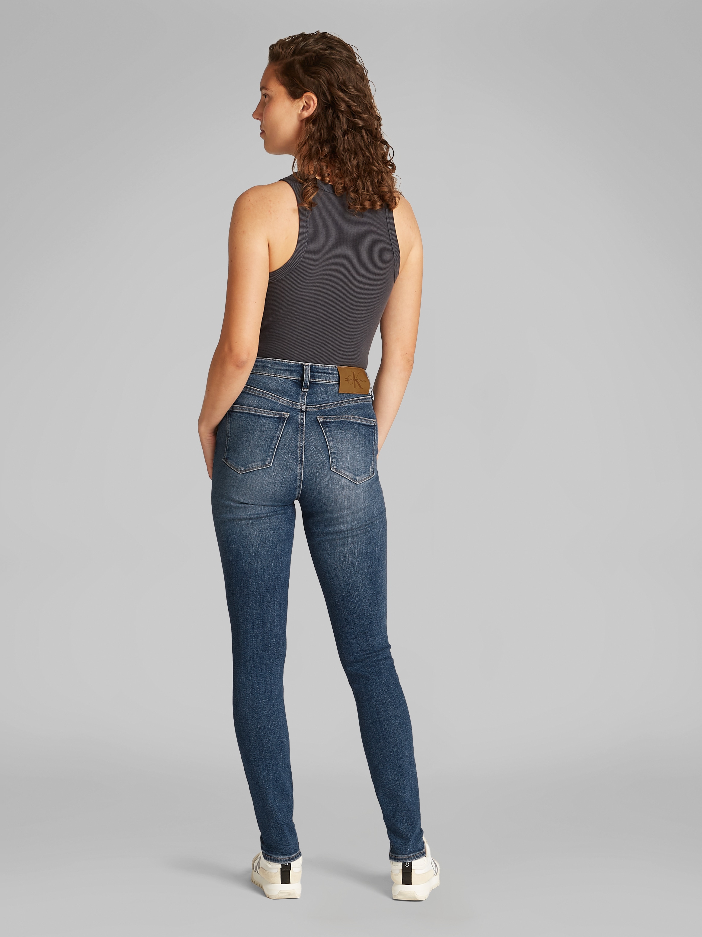 Calvin Klein Jeans Skinny-fit-Jeans »HIGH RISE SKINNY«, mit Rissen
