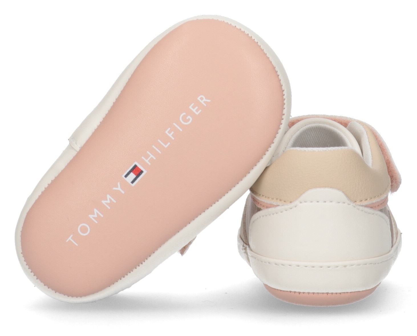 Tommy Hilfiger Krabbelschuh, Babyschuh, Sneaker, Wagenschuh mit Metallic Einsatz