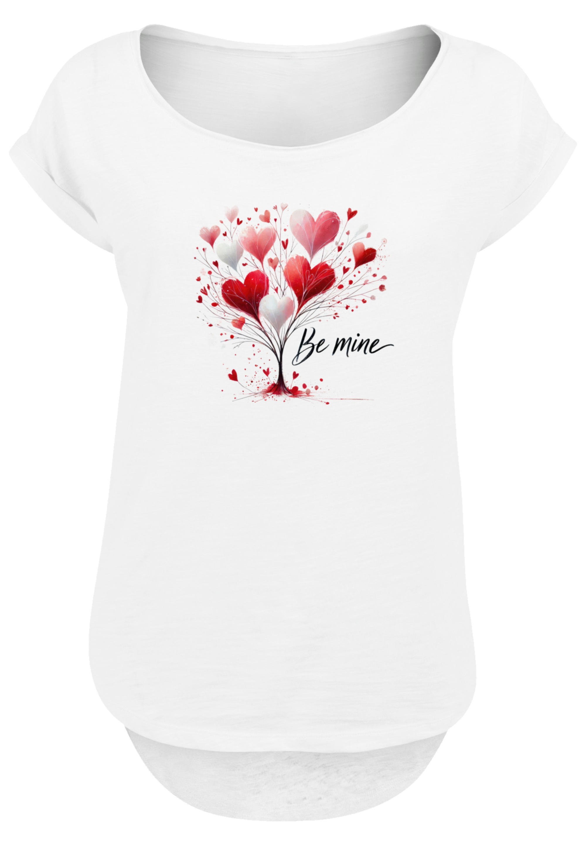 F4NT4STIC T-Shirt »Herzbaum Be Mine!«, Premium Qualität