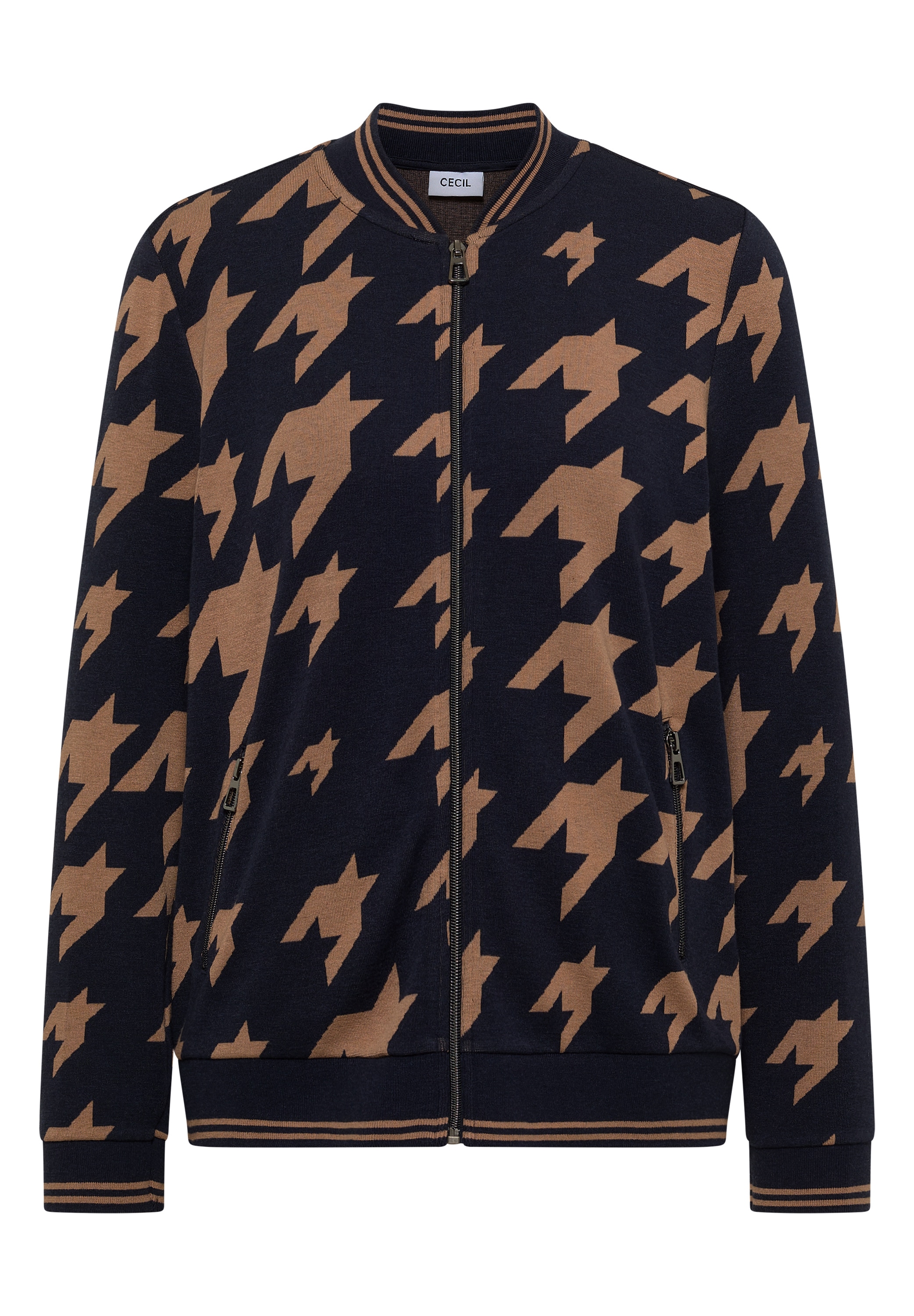 Cecil Cardigan im angenehmen Materialmix