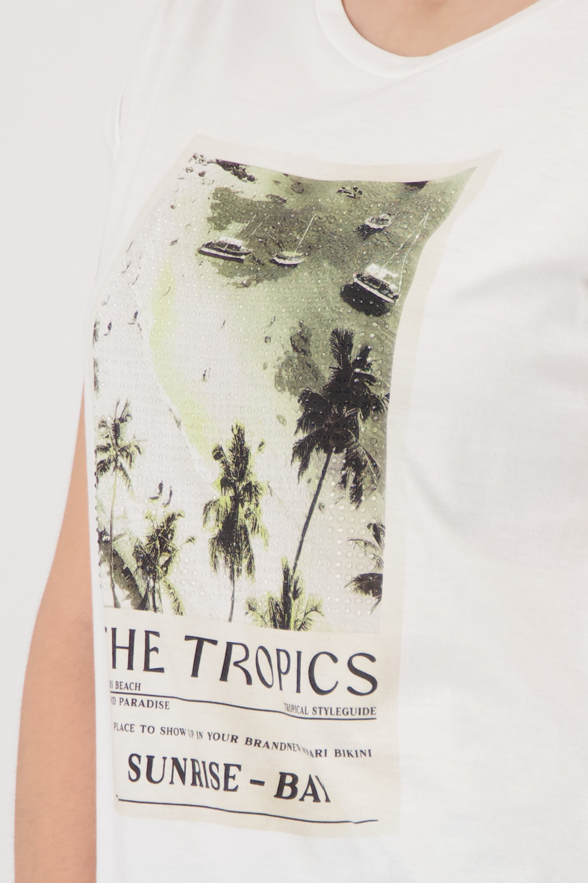 Monari T-Shirt »Shirt Tropics« Regular fit mit Print