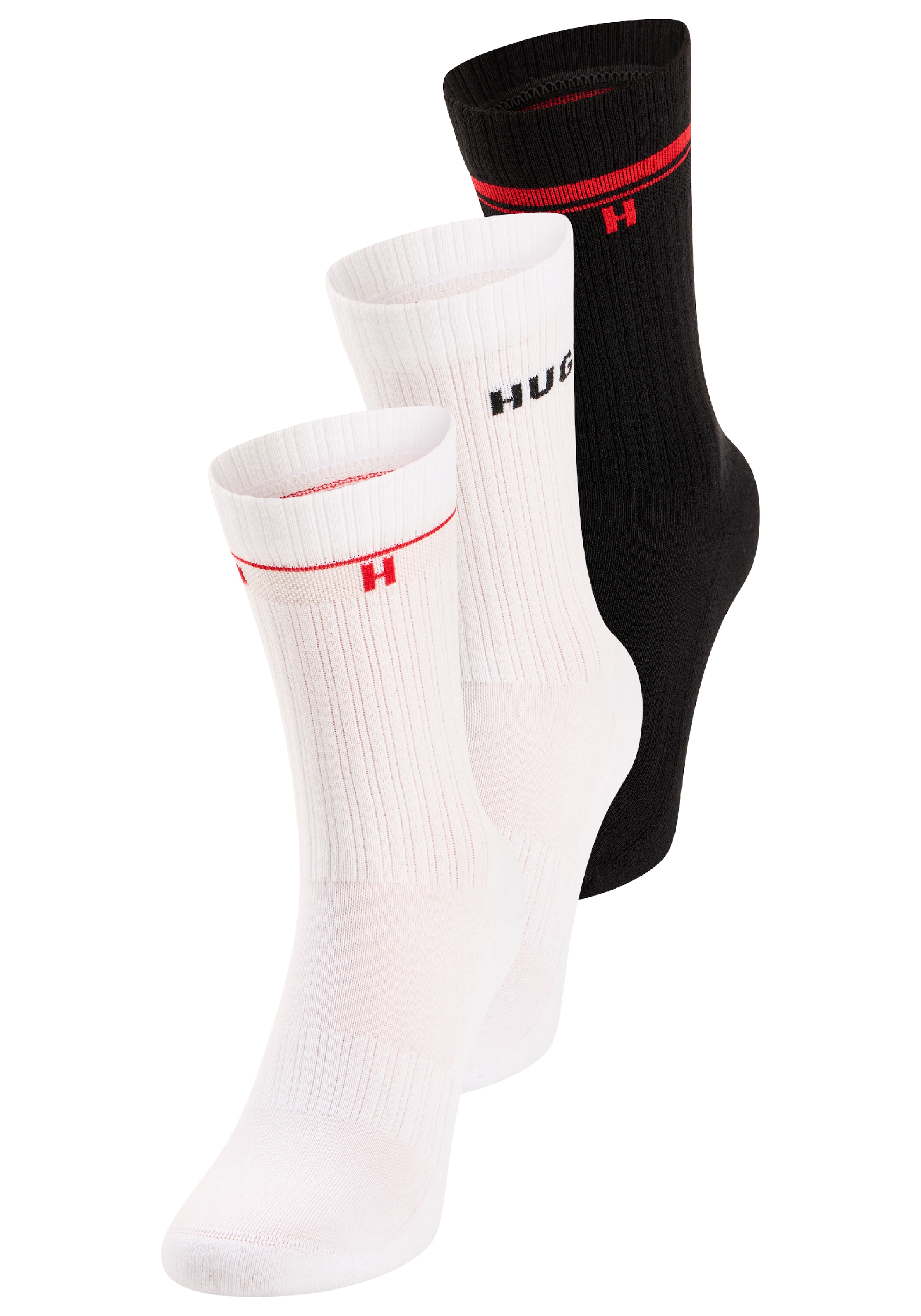 HUGO Underwear Socken "3P QS RIB SPACED MD"