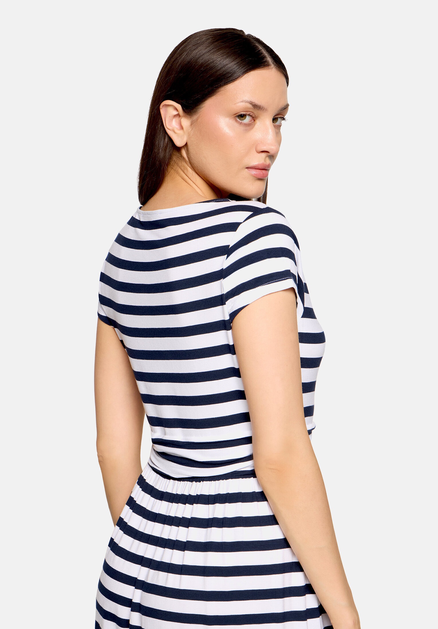 Betty&Co Jerseykleid »Damen mit Streifen« Eingrifftaschen