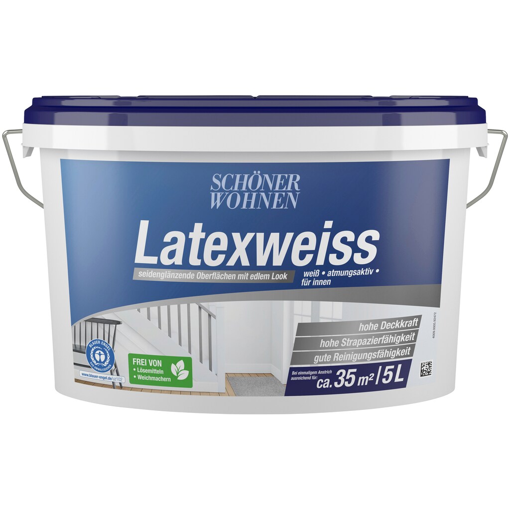 SCHÖNER WOHNEN FARBE Latexfarbe »Latexweiß«