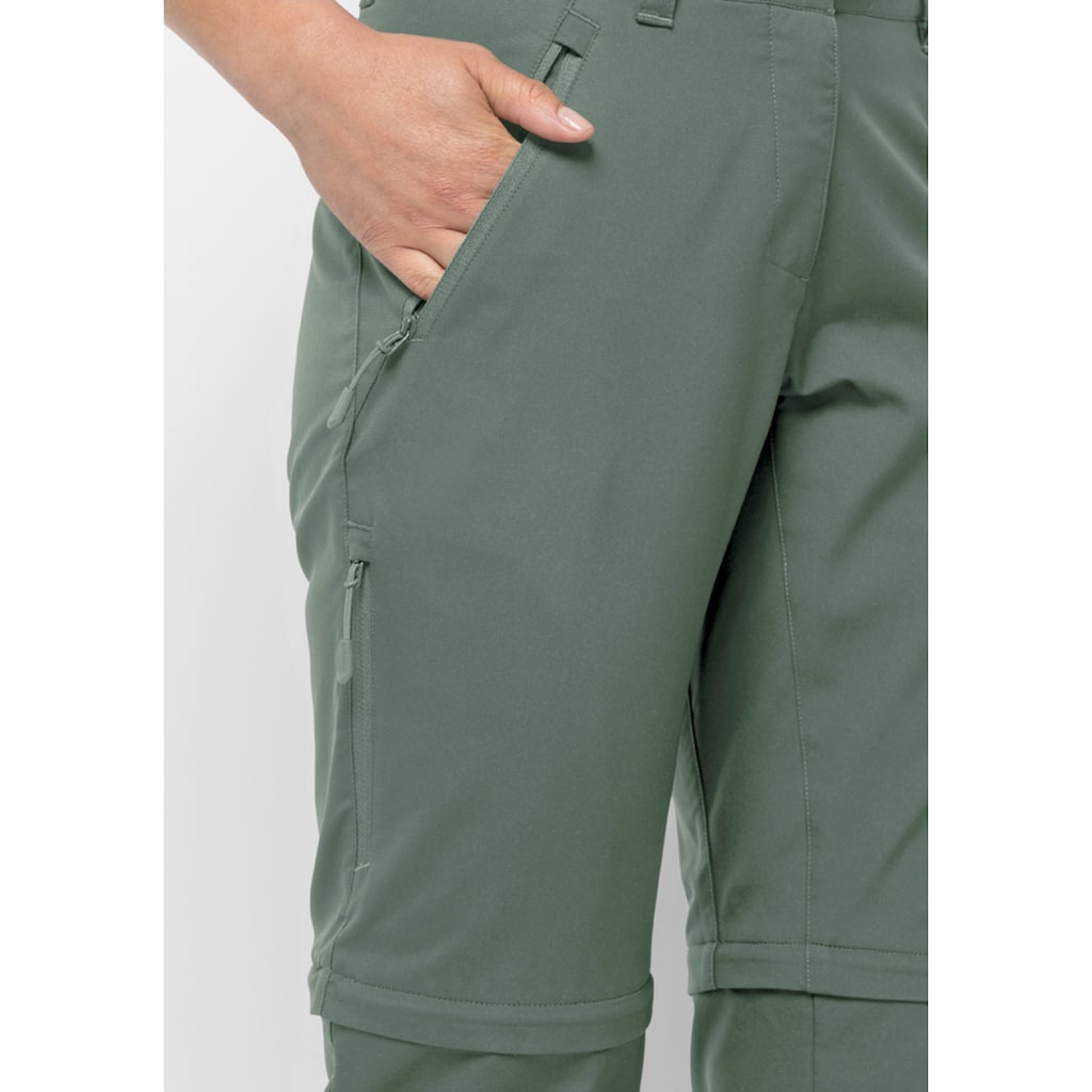 Jack Wolfskin Softshellhose »ACTIVE TRACK ZIP OFF PANTS W«