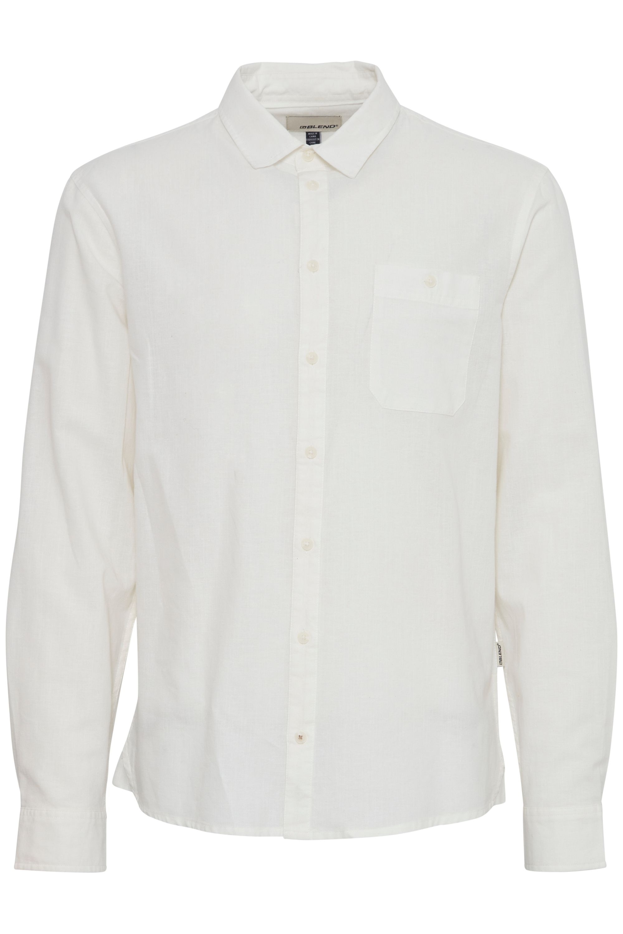 Blend Langarmhemd "BHShirt", Stilvolles Langarmhemd mit Brusttasche aus Lei günstig online kaufen