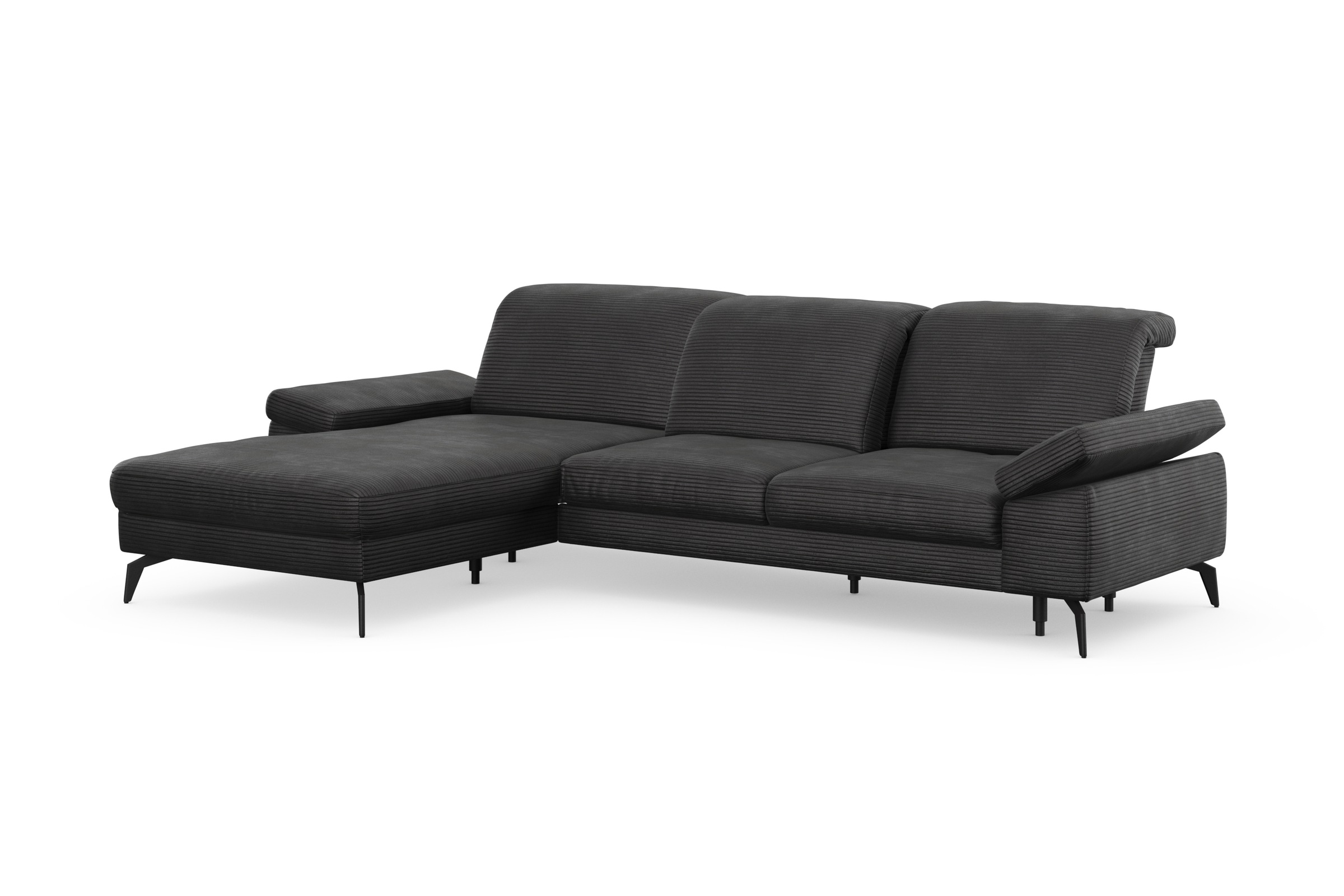 Thumbnail - sit&more Ecksofa "Cabana L-Form", Recamiere, wahlweise mit Sitztiefen-, Armlehnen- und Kopfteilfunktion