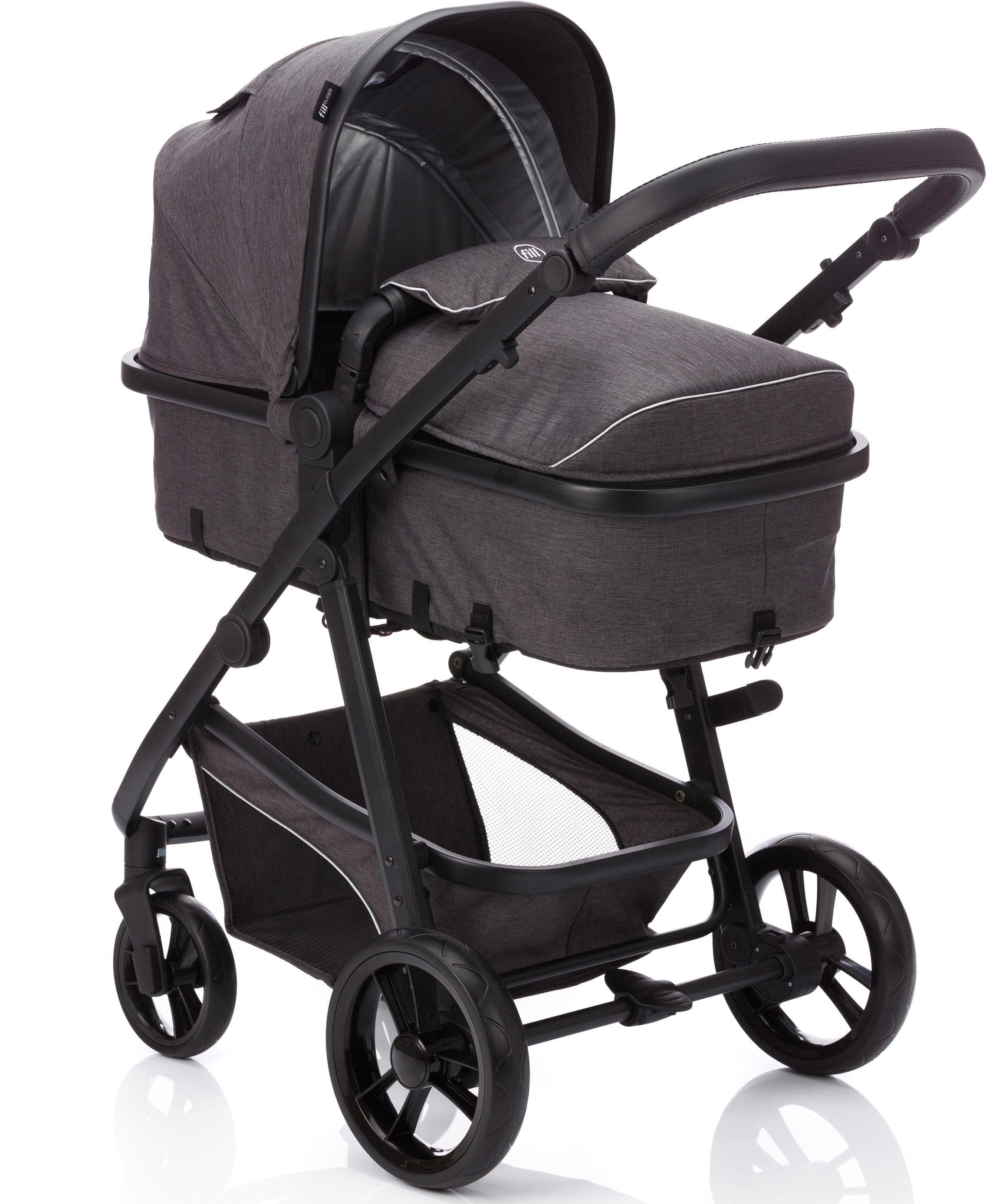 Fillikid Kombi-Kinderwagen »Panther, dunkelgrau«, 22 kg