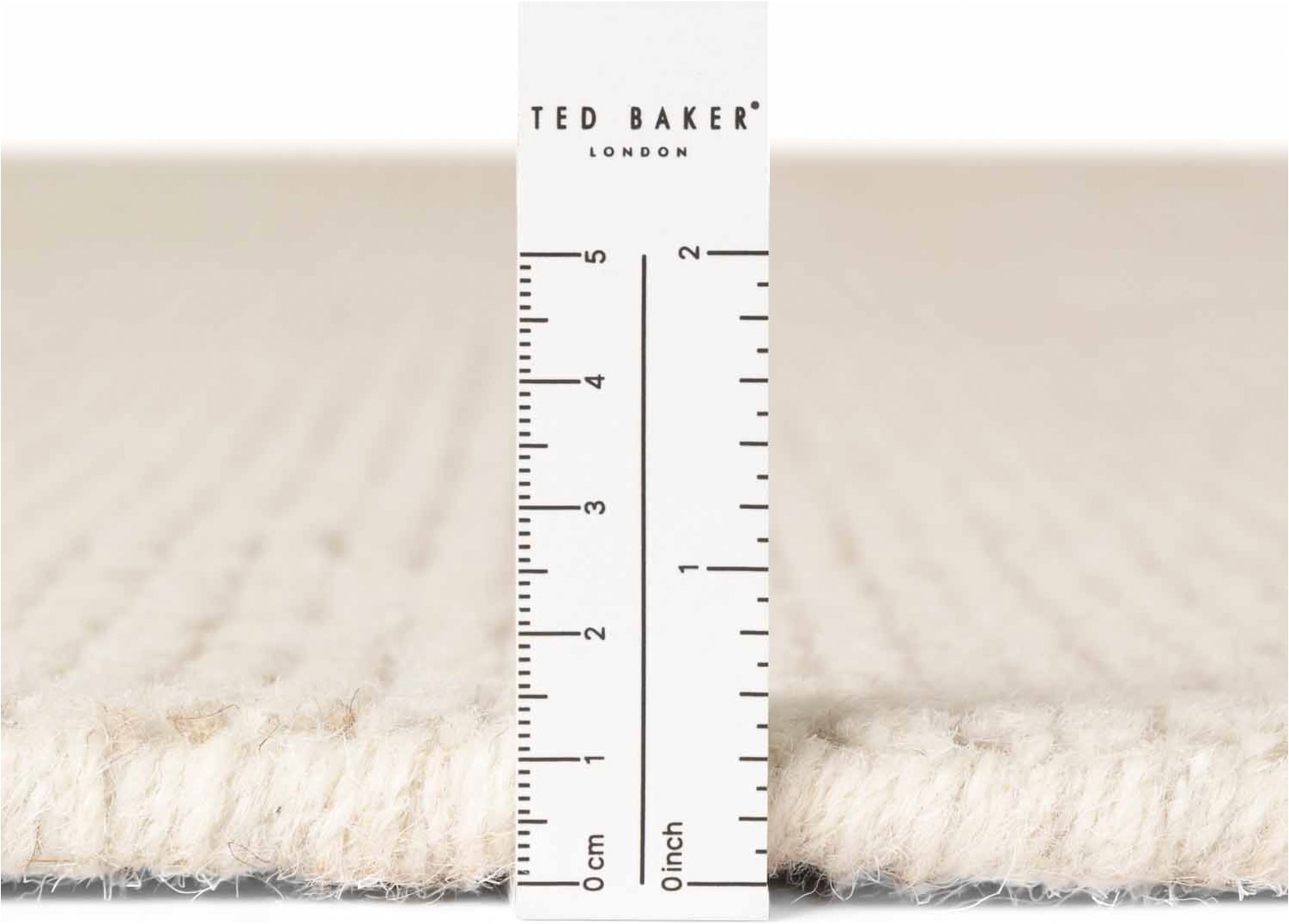 Ted Baker Wollteppich »Croom , auch in rund« rechteckig 10 mm Höhe Wolle, Natur, Handgewebt, Wohnzimmer, Schlafzimmer, Modern, Skandi
