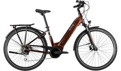 Cilo E-Bike »Cityliner CCL°02+ Chocolate«, Shimano, Acera M360, Mittelmotor 250 W kaufen