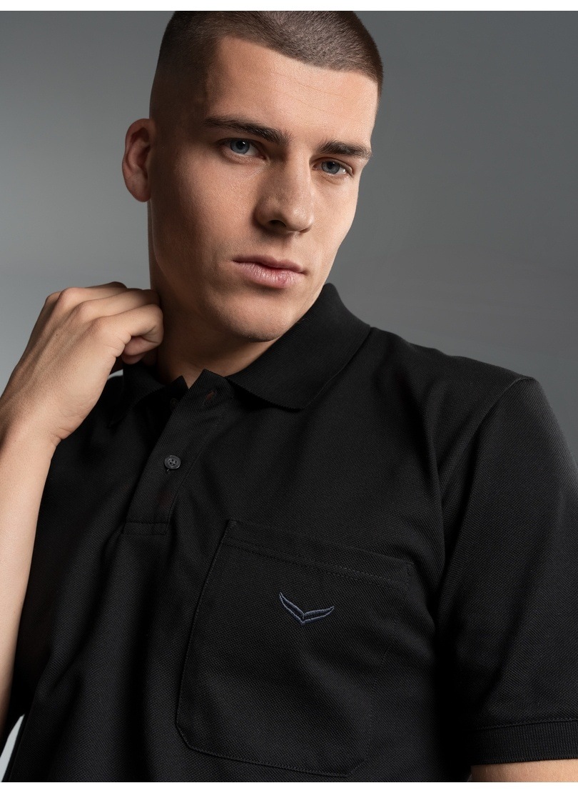 Trigema Poloshirt »TRIGEMA Polohemd mit Brusttasche«, (1 tlg.)