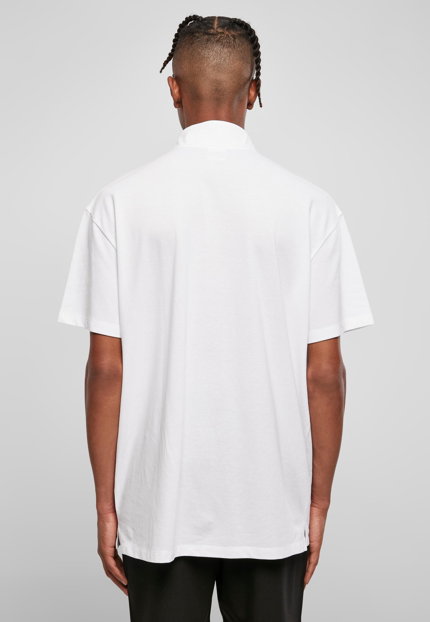URBAN CLASSICS T-Shirt »Urban Classics Herren Boxy Zip Pique Tee«, (1 tlg.)