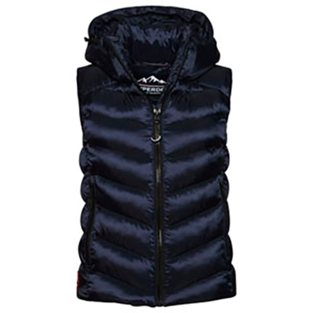 Superdry Steppweste »HOODED FUJI PADDED GILET«