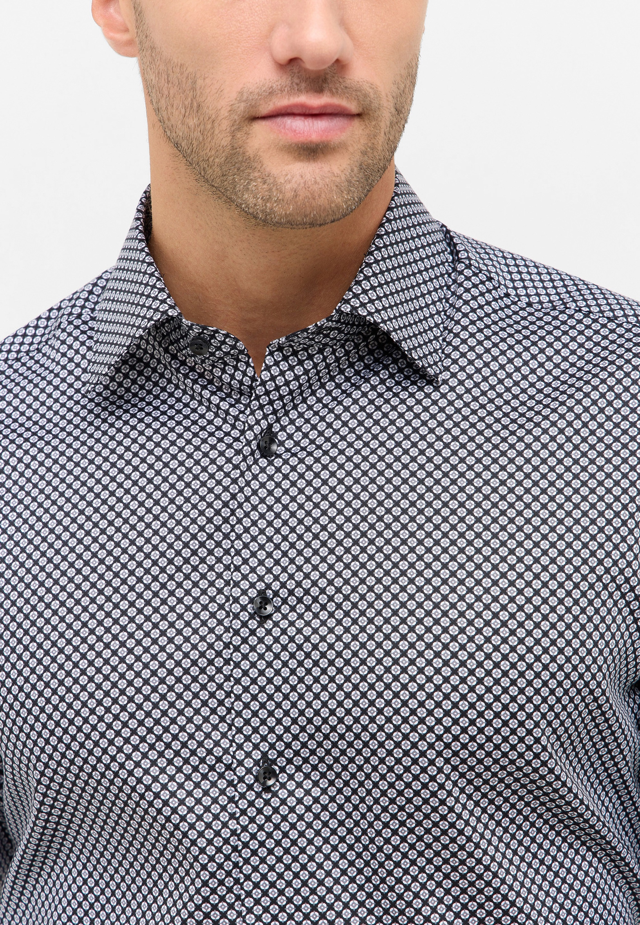 Thumbnail - Eterna Langarmhemd "MODERN FIT", NON IRON (bügelfrei)