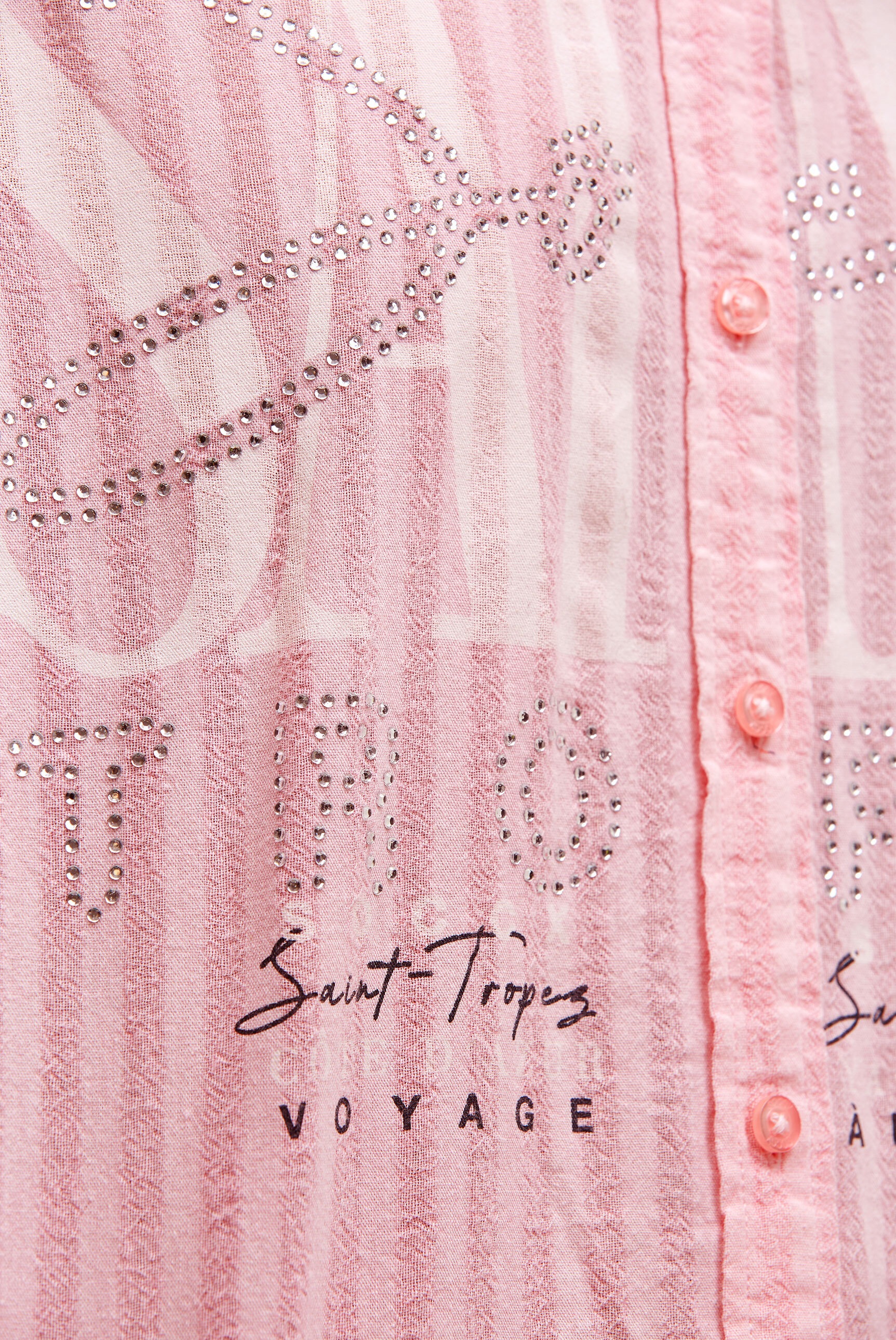 SOCCX Langarmbluse aus Baumwolle