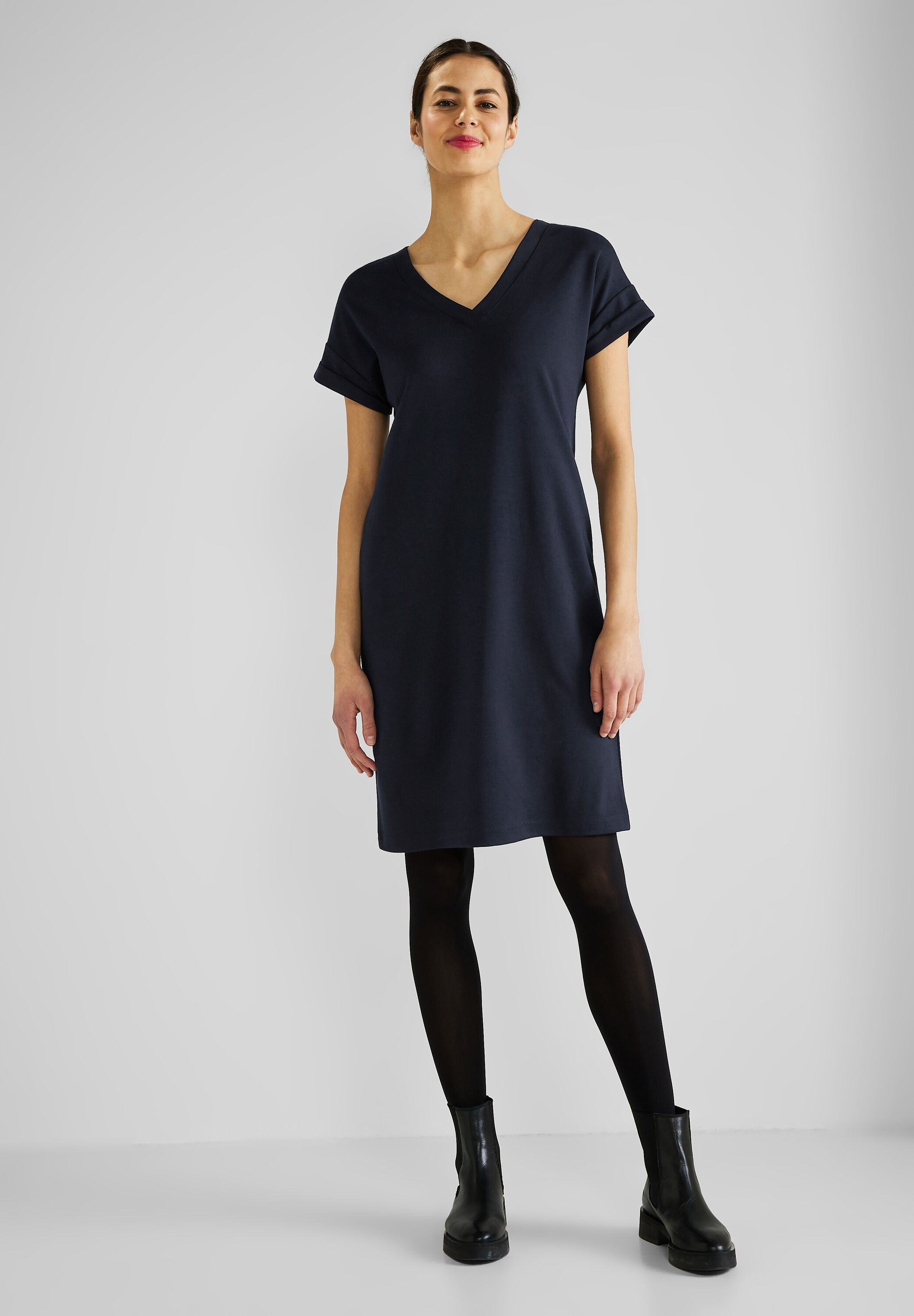 | BAUR kaufen in Unifarbe STREET Jerseykleid, online ONE