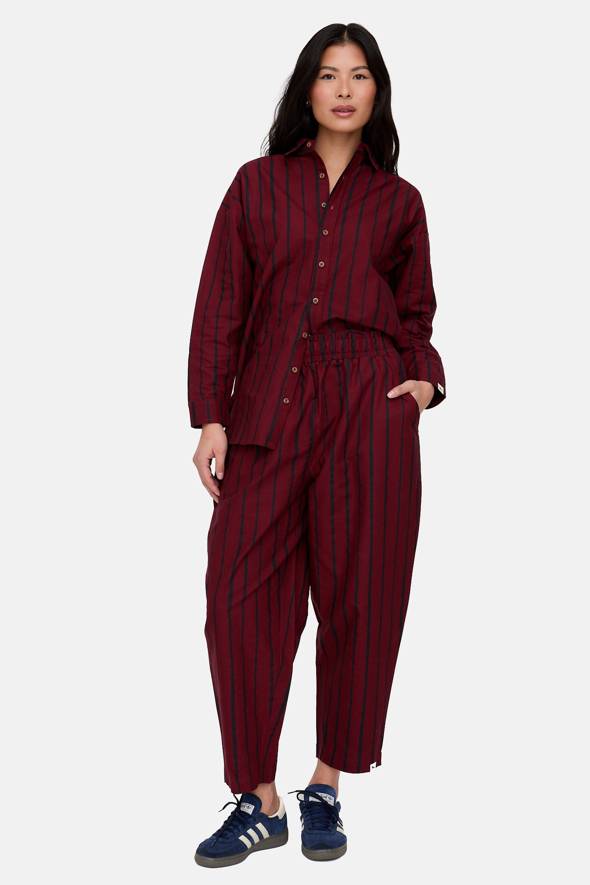 Turtledove London Jerseyhose »Kate Barrel Leg Trousers Damen«