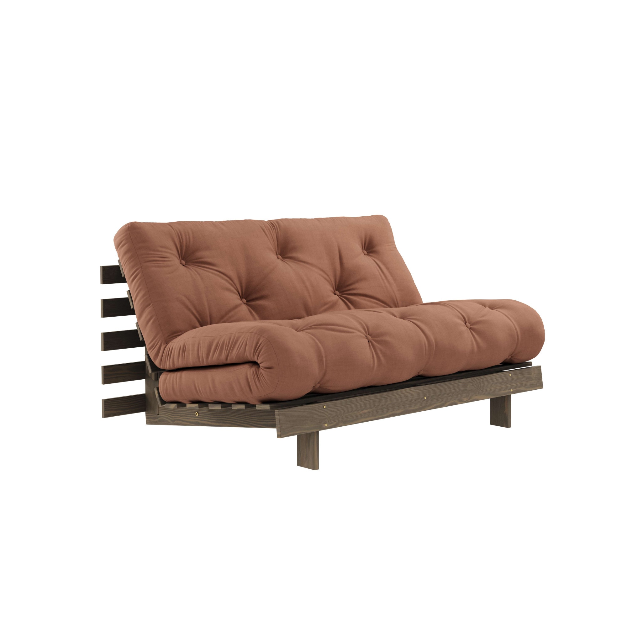 Karup Design Daybett "Roots Sofa Bed, Schlafsofa, Bettfunktion, FSC-Massivholz" Inkl. Futonmatratze, Made in Europe, langlebig, B: 140 oder 160 cm