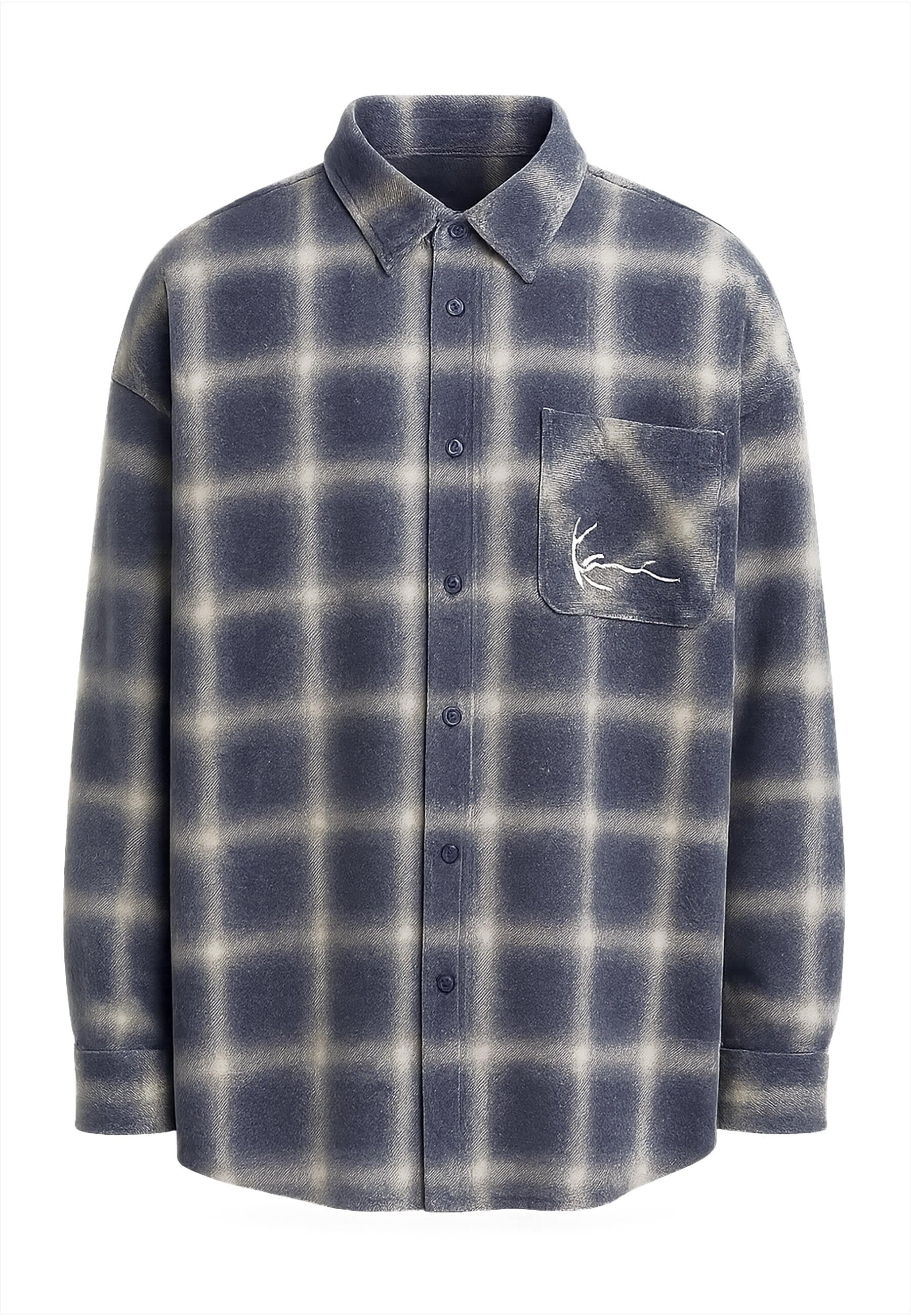 Karl Kani Langarmhemd "Karl Kani Karl Kani Small Signature Distressed Check günstig online kaufen