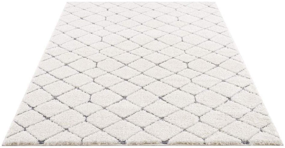 Carpet City Hochflor-Teppich »Focus 4499«, rechteckig, 20 mm Höhe, Läufer, Boho, Hochtief-Muster/ 3D-Effekt, für Wohnzimmer, Schlafzimmer