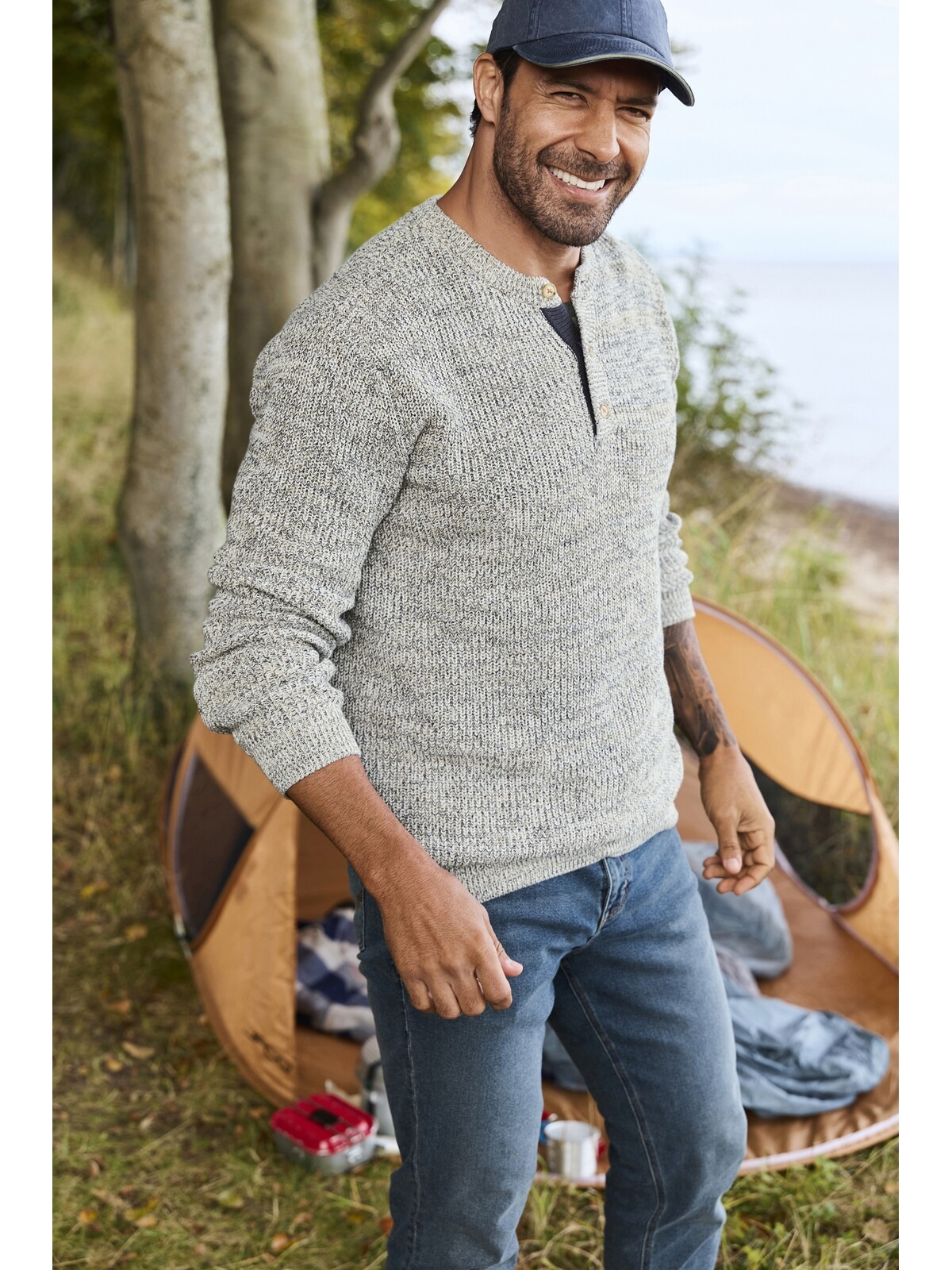 Jan Vanderstorm Strickpullover »Pullover TJUSE«, (1 tlg.)