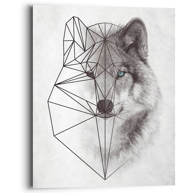 Reinders! Holzbild »Polygonic Wolf«, (1 St.) kaufen | BAUR