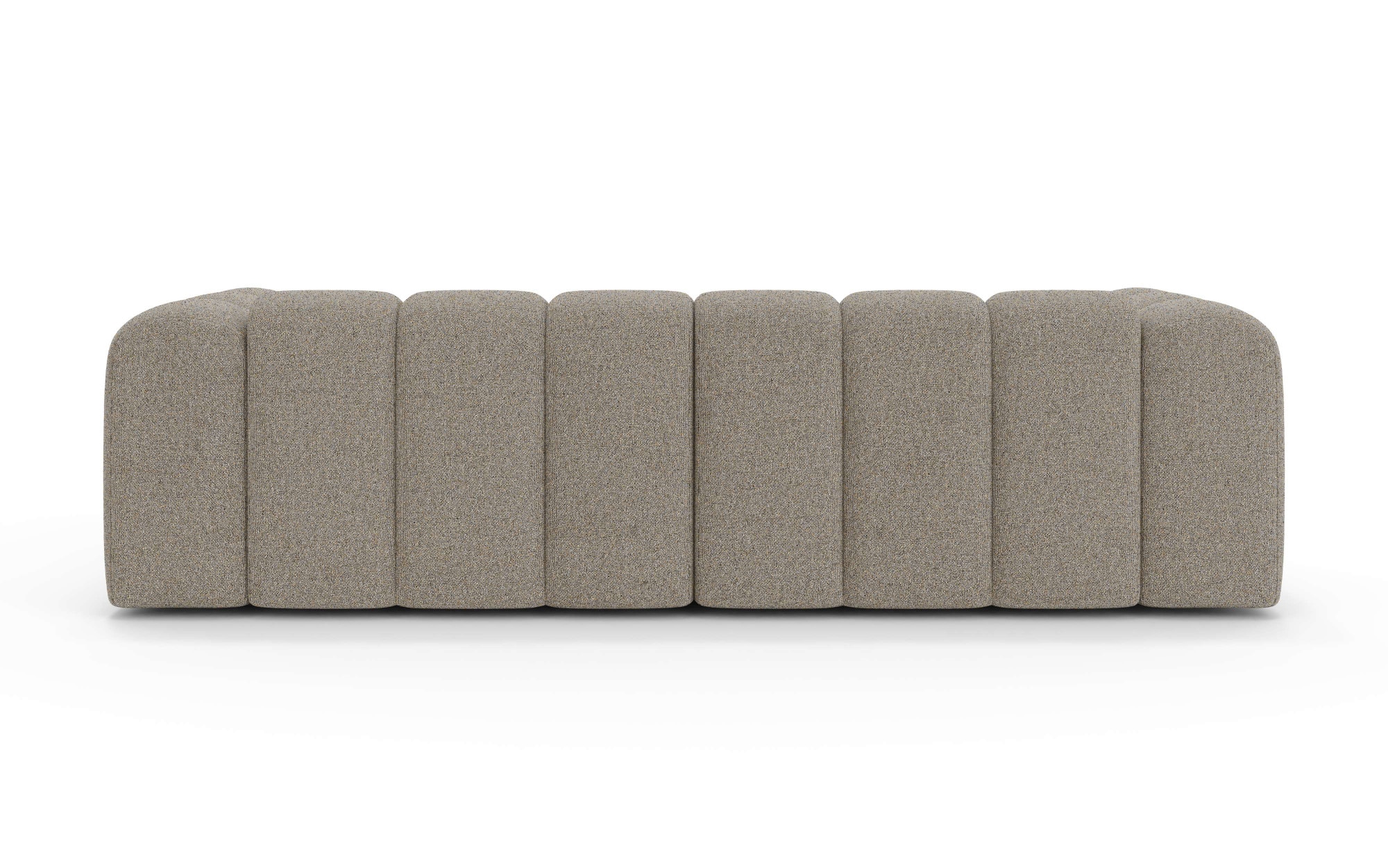 OTTO home Ecksofa »KALLIE Design-Sofa mit Wellenunterfederung, Bubble-Optik, 248/186/72cm«, moderne Steppung, hoher Sitzkomfort und modernes Design