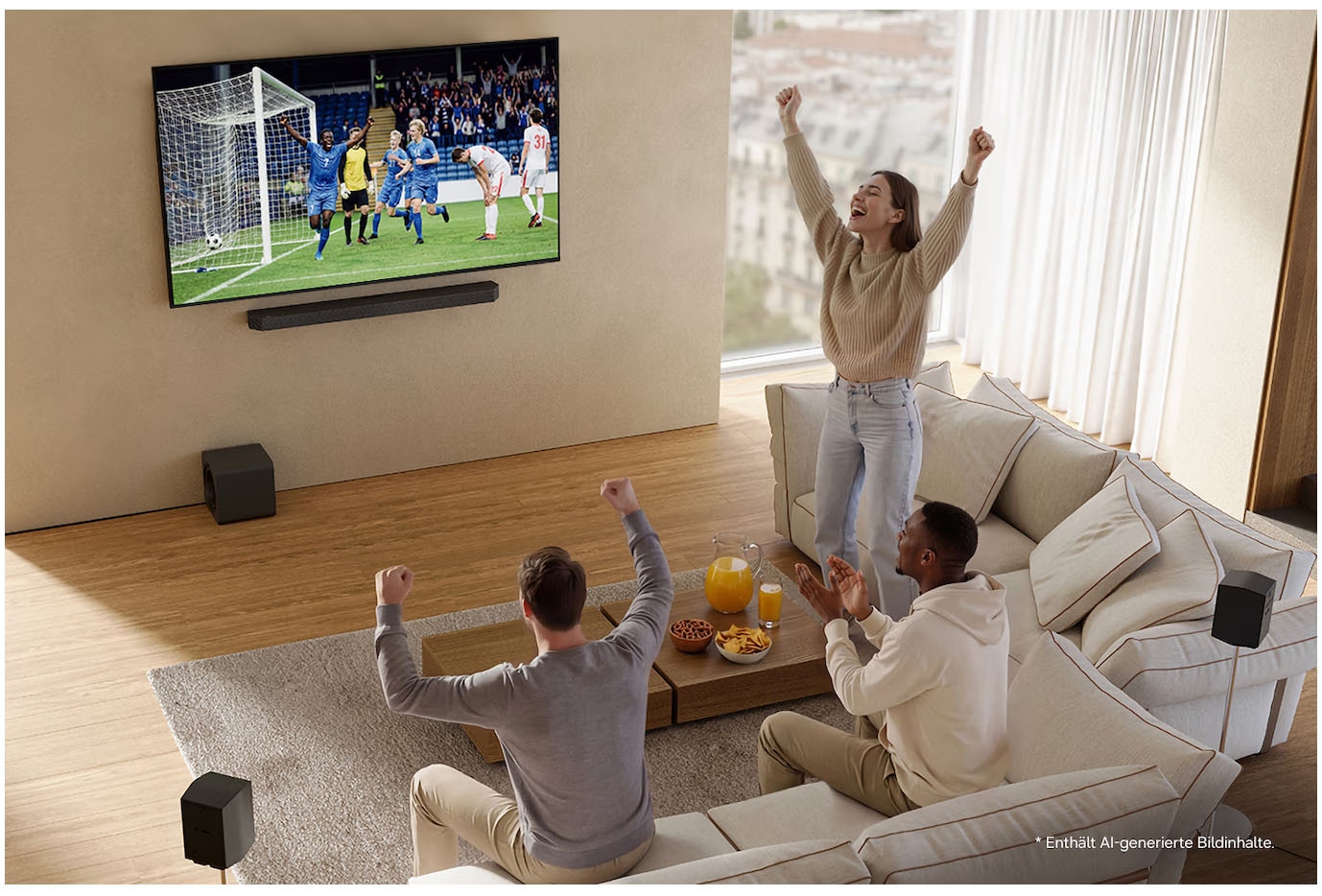 Samsung Soundbar »HW-Q935GH« 9.1.4 (Bluetooth | WLAN (WiFi) Bassregelung | Lautstärkeregelung | Nacht Modus | Pairing )