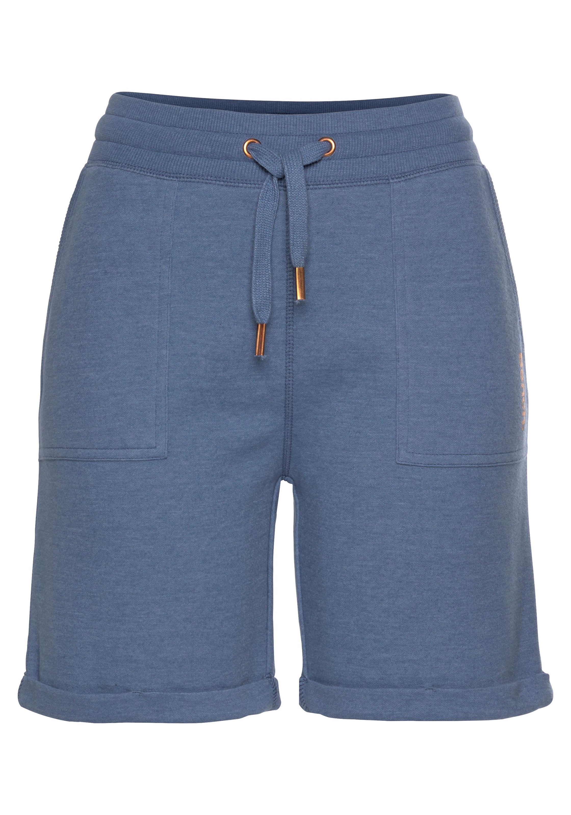 Bench. Loungewear Bermudas, mit aufgeschlagenen Beinsäumen und seitlichen T günstig online kaufen