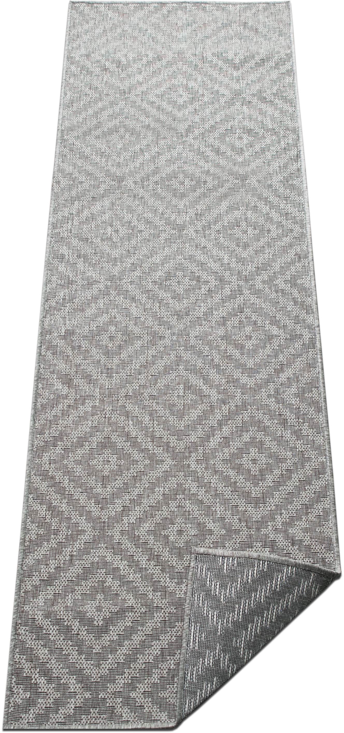 my home Teppich »Cordoba auch als Läufer erhältlich«, rechteckig, 3 mm Höhe, In- und Outdoor geeignet, Sisal-Optik, Wetterfest & UV-beständig, Boho