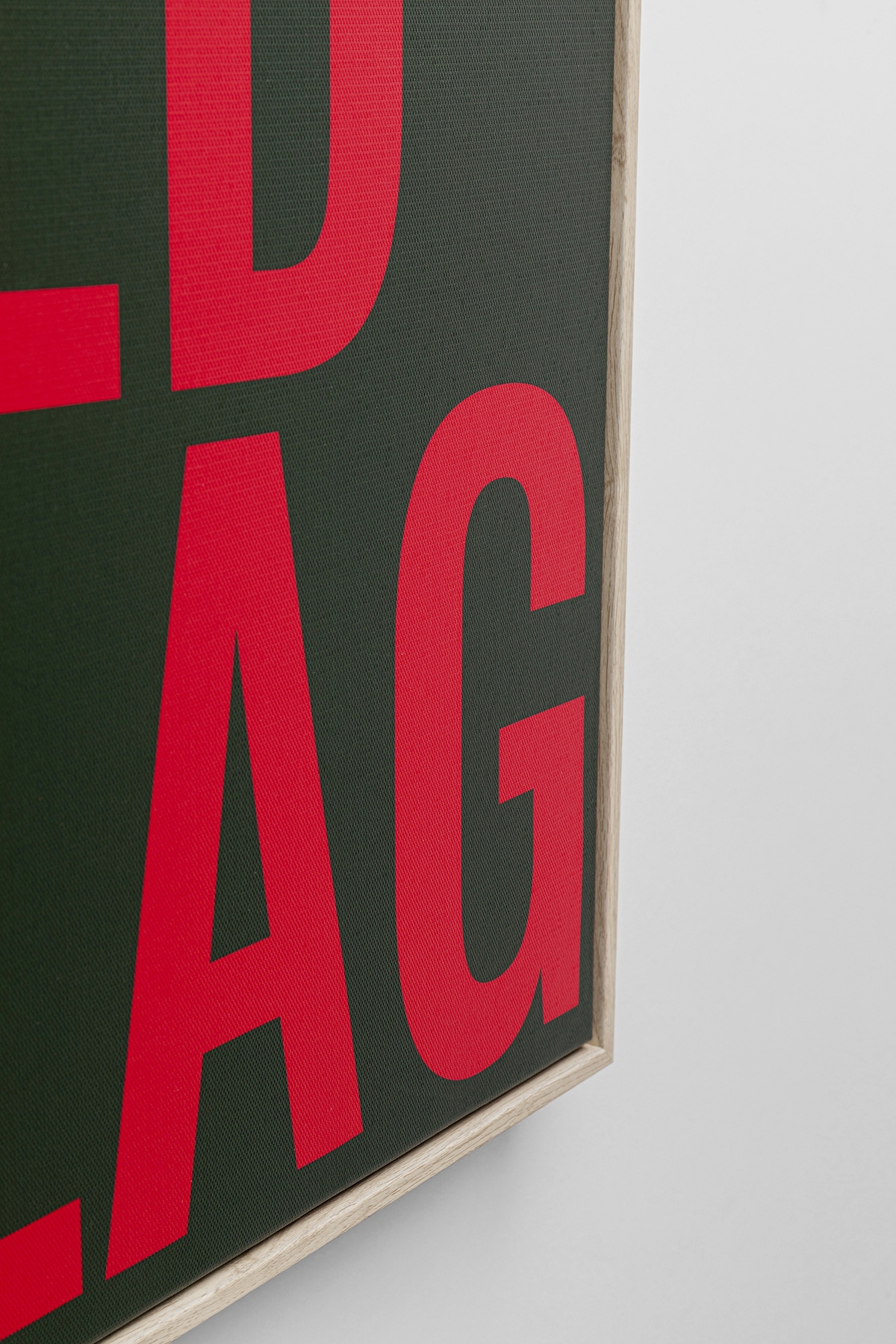 Kare Design Bild mit Rahmen »Gerahmtes Bild Red Flag 40x60cm«