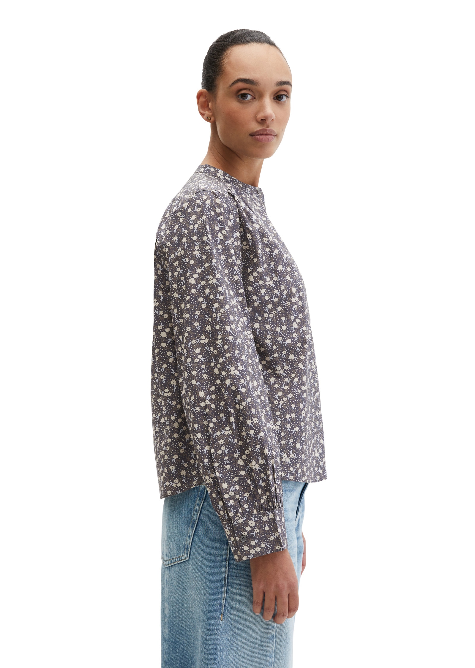 Marc O'Polo Langarmbluse »aus leichter Papertouch-Popeline«