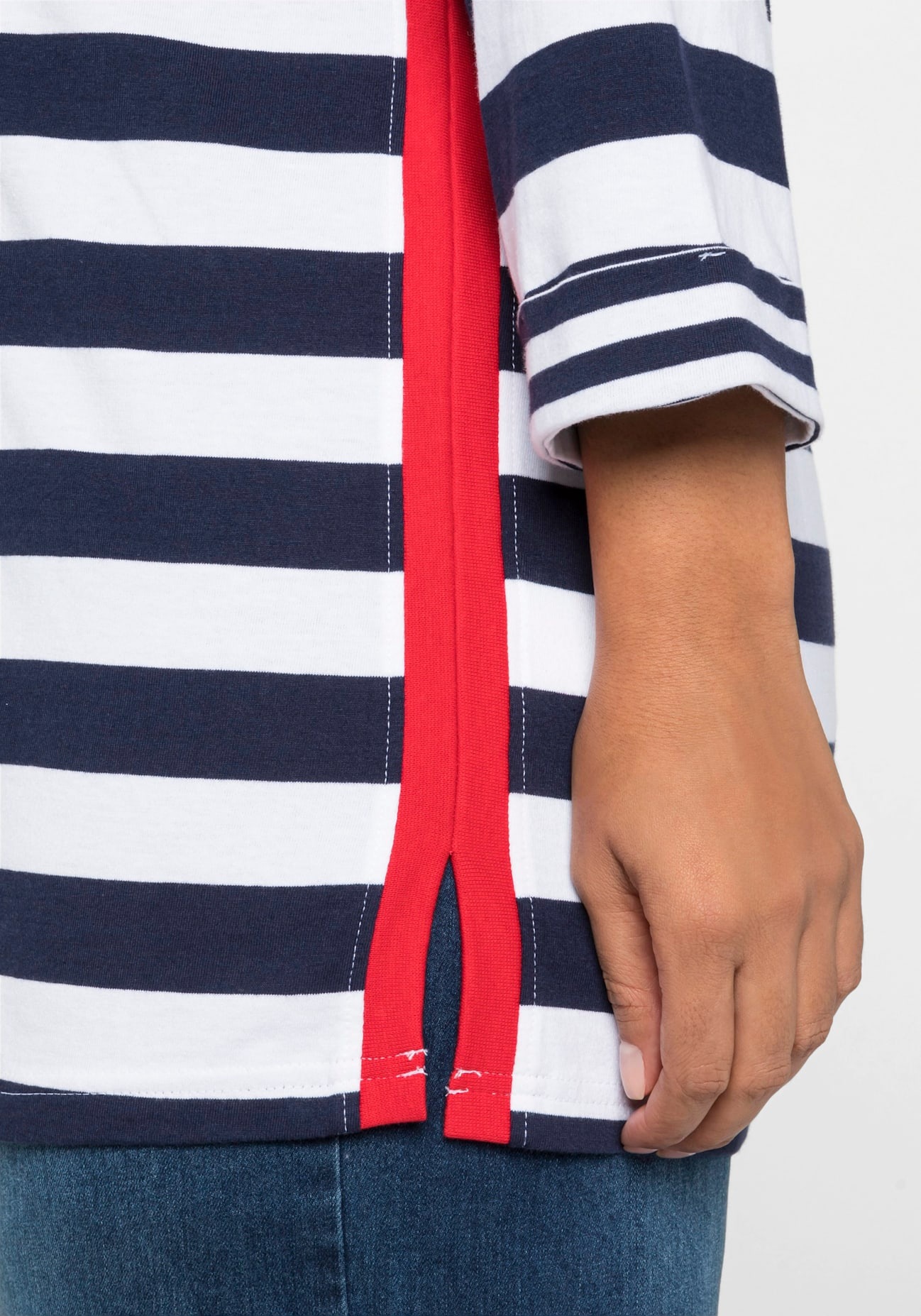 Sheego 3/4-Arm-Shirt »3/4-Arm-Shirt«, (1 tlg.)