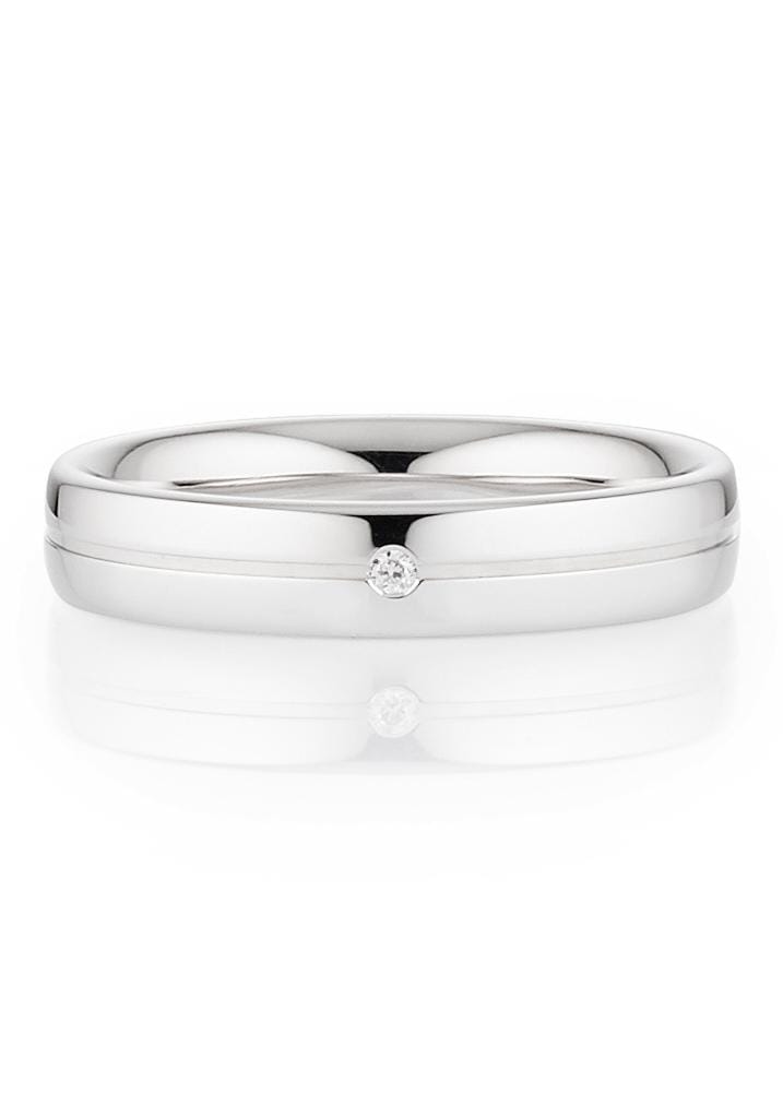 Bruno Banani Trauring »Schmuck Geschenk Ehering Hochzeit Damenring Herrenring«, wahlweise mit oder ohne Brillant, Made in Germany