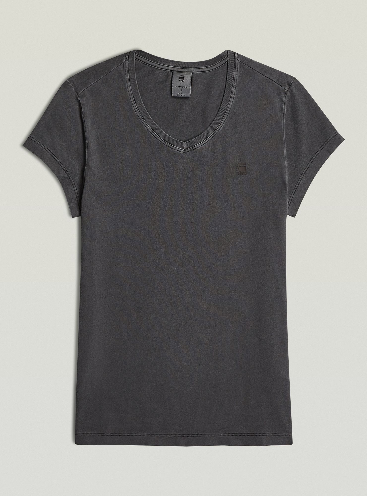G-STAR T-Shirt »Overdyed Eyben Slim V-Neck Top 2.0«