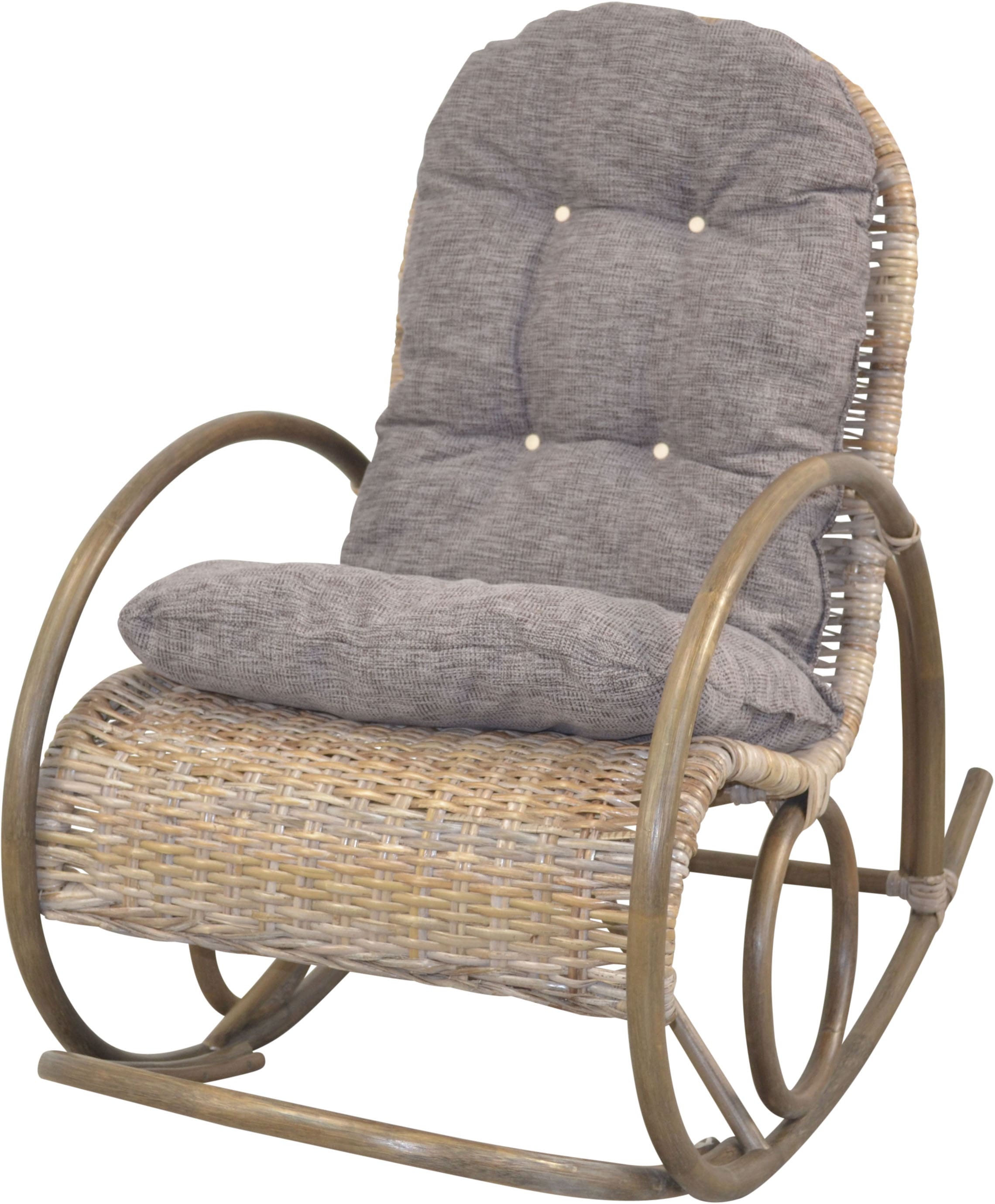 HOFMANN LIVING AND MORE Schaukelsessel 1 tlg. Handgeflochten günstig online kaufen